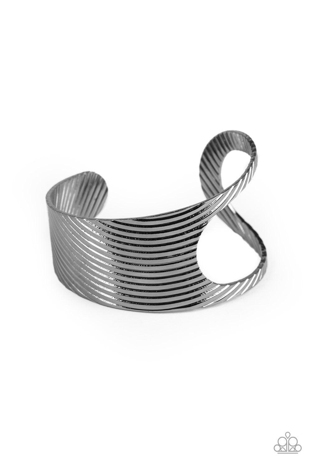 Paparazzi Accessories-What GLEAMS Are Made Of - Black Bracelet