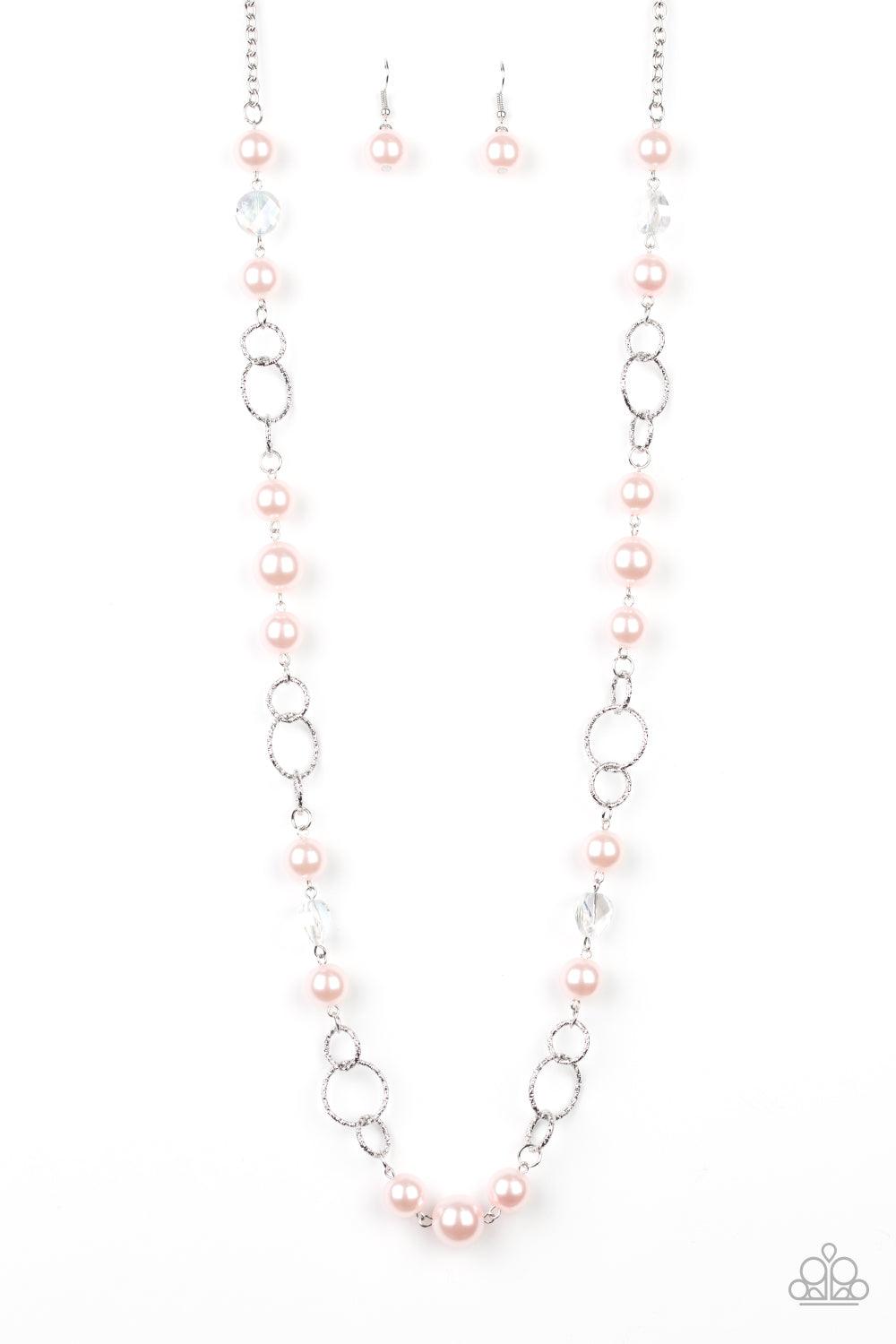Paparazzi Accessories-Prized Pearls - Pink Necklace