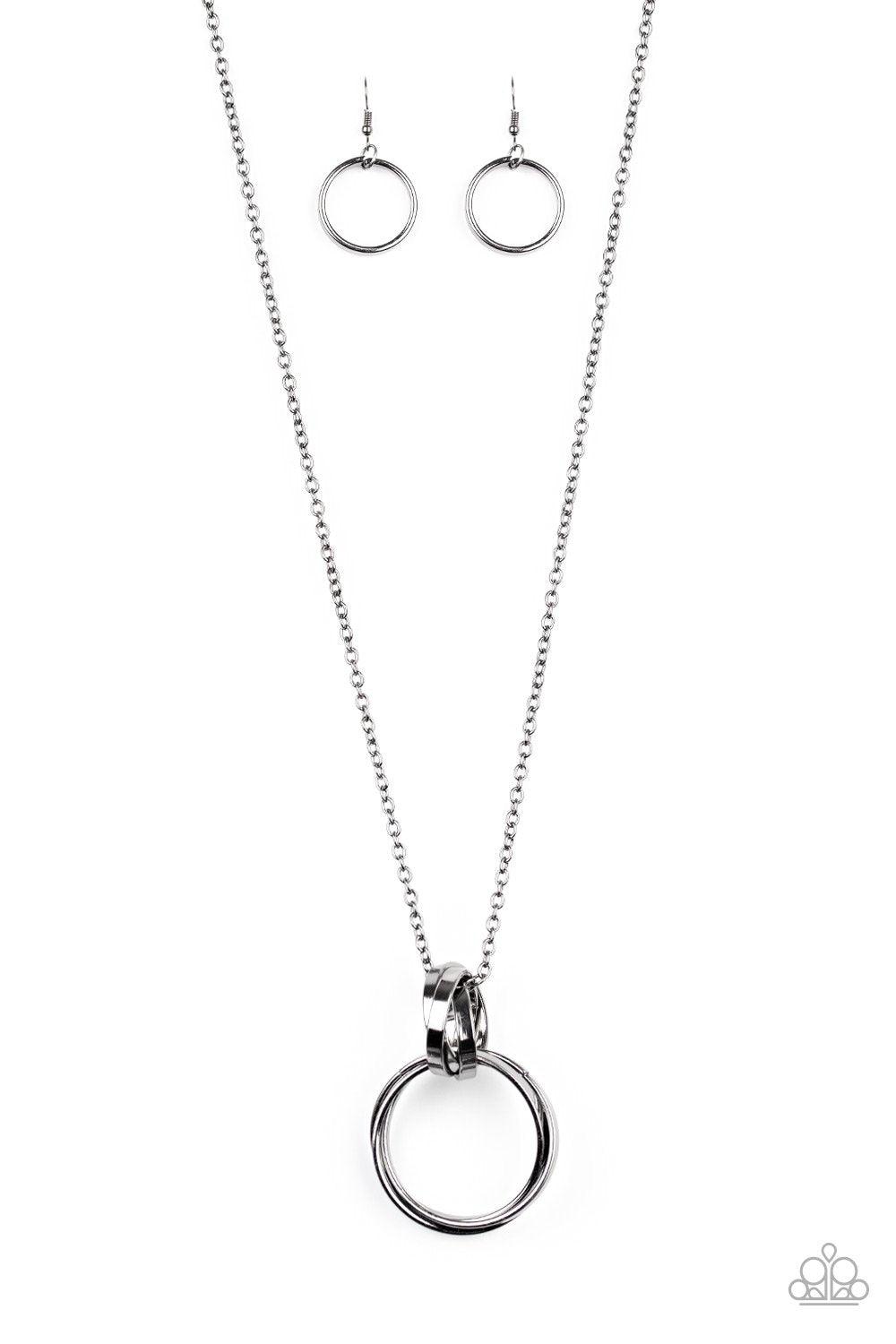 Paparazzi Accessories-Innovated Idol - Black Necklace