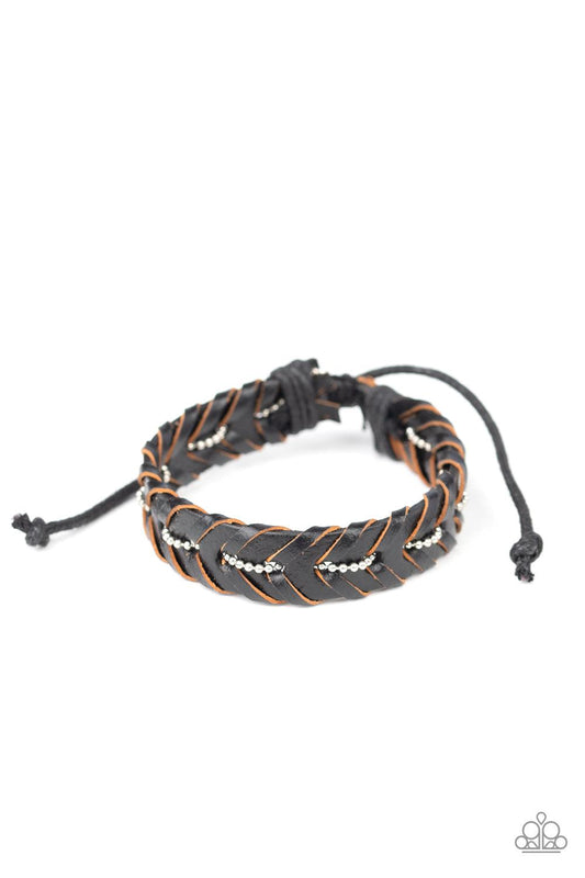 Rugged Rancher Black Urban Bracelet - Jewelry by Bretta