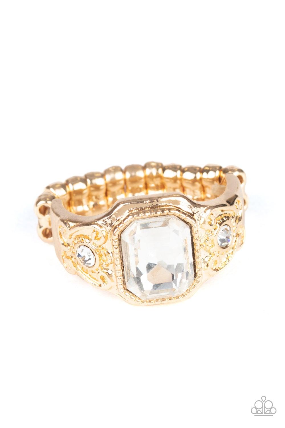 Paparazzi Accessories-Out For The COUNTESS - Gold Ring