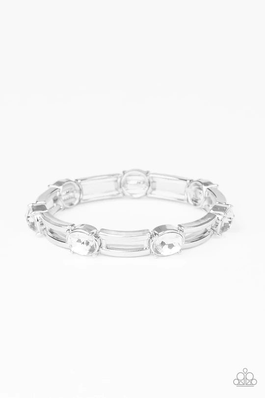 FLASH or Credit? White Bracelet - Jewelry by Bretta