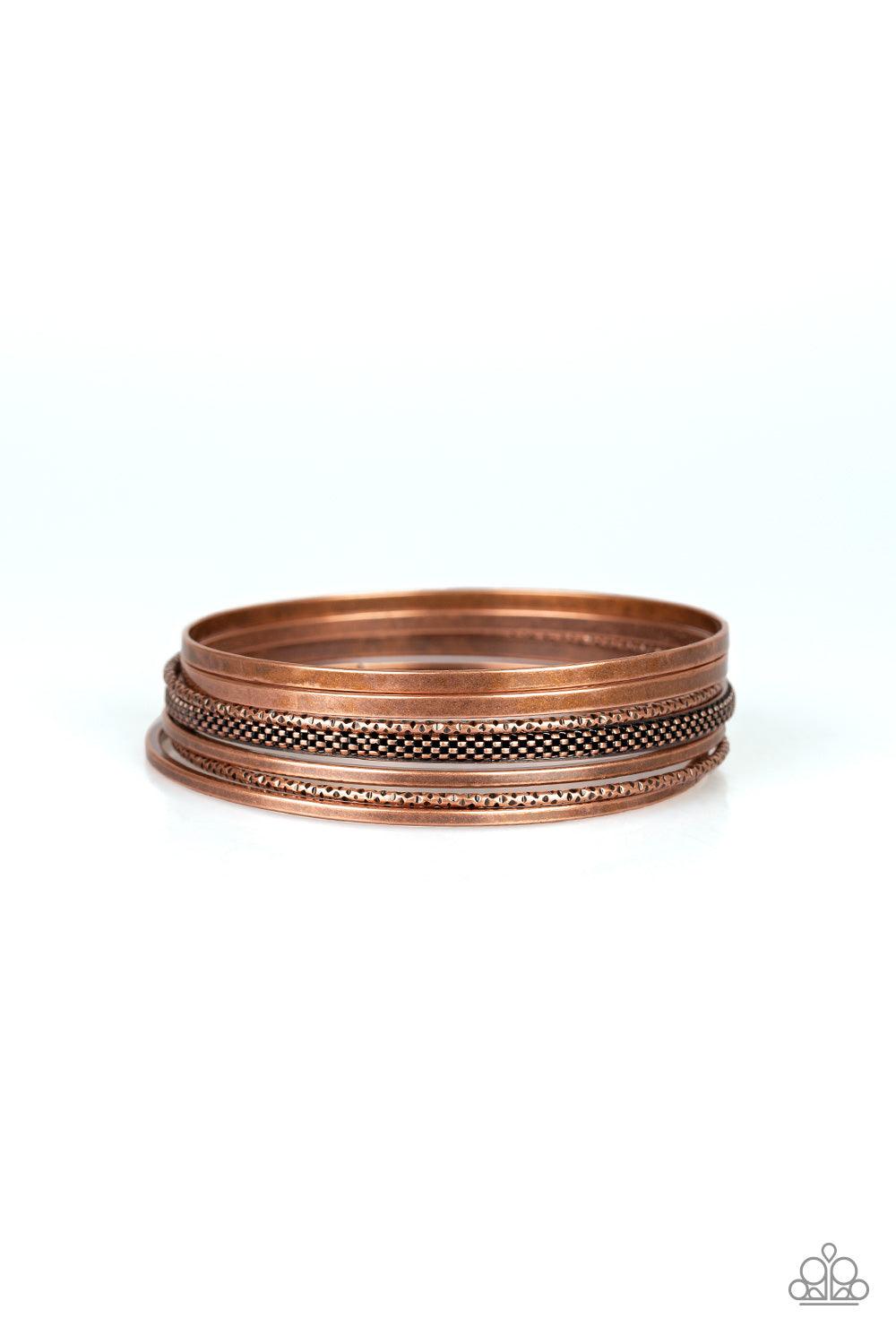 Paparazzi Accessories-The Big BANGLE - Copper Bracelets