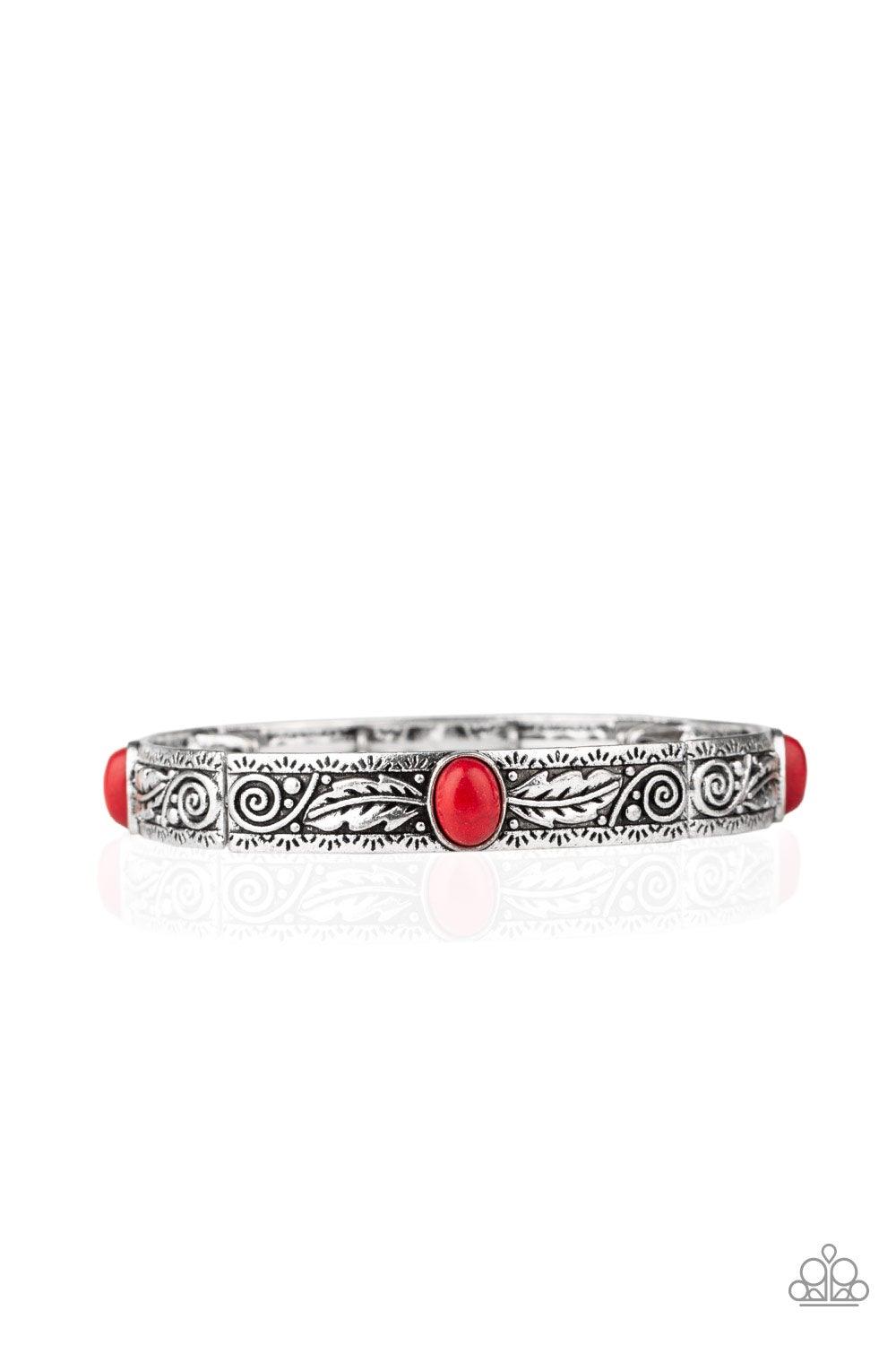 Paparazzi Accessories-Wild West Story - Red Bracelet