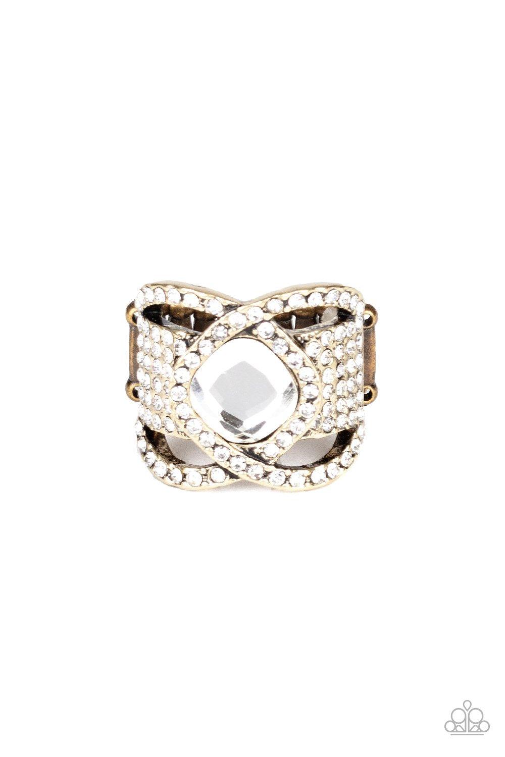Triple Crown Twinkle Brass Ring - Jewelry by Bretta - Jewelry by Bretta