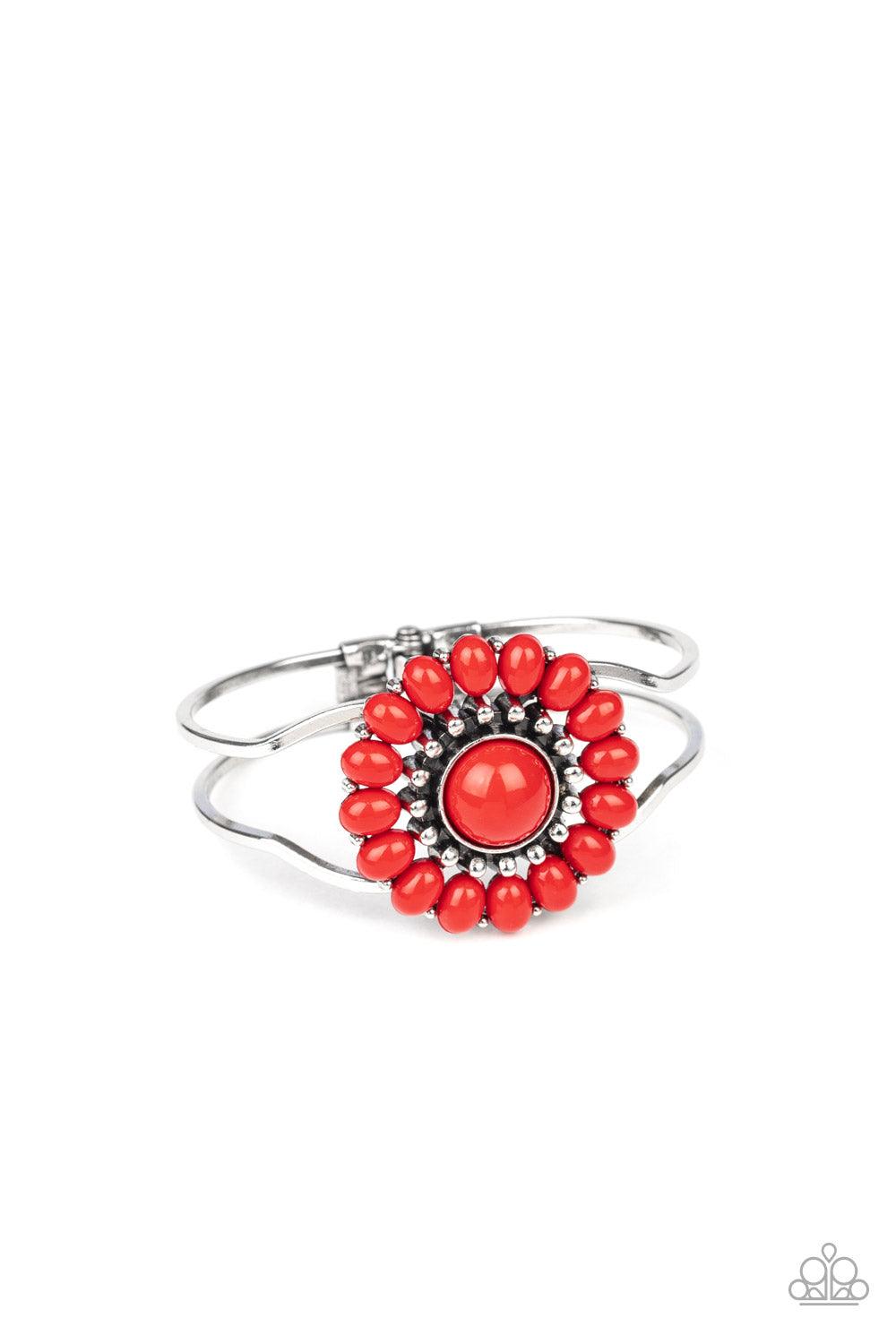 Paparazzi Accessories-Posy Pop - Red Bracelet