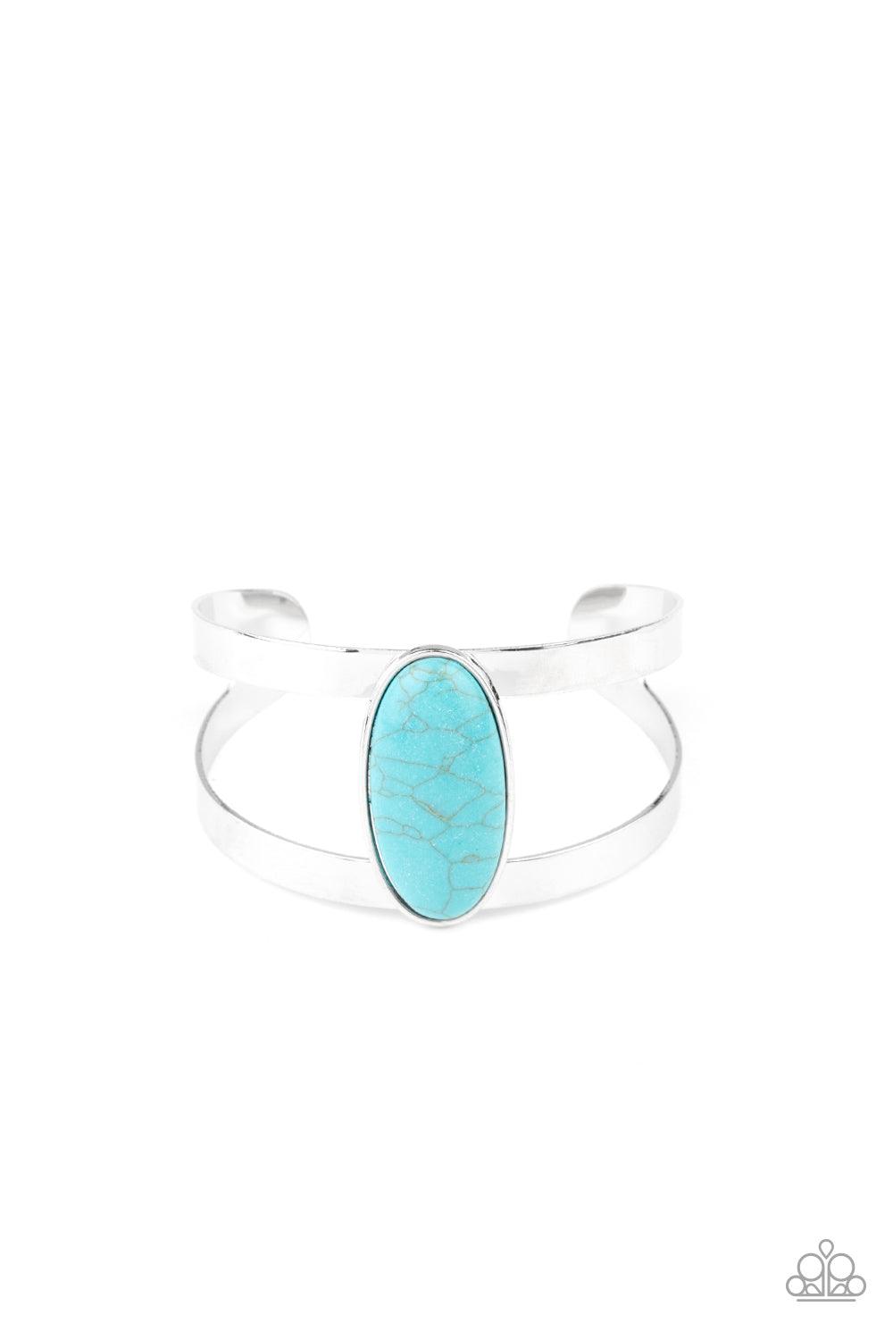 Paparazzi Accessories-Quarry Queen - Blue Bracelet
