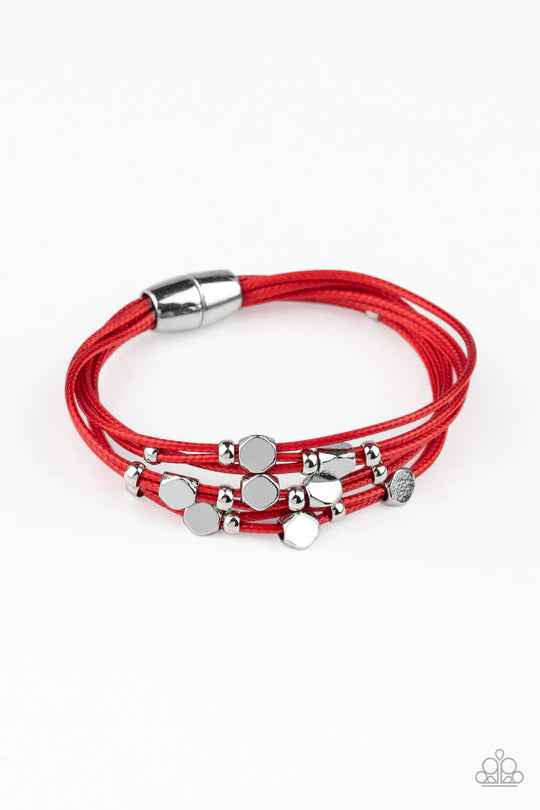 Cut The Cord Red Bracelet - Jewelry by Bretta