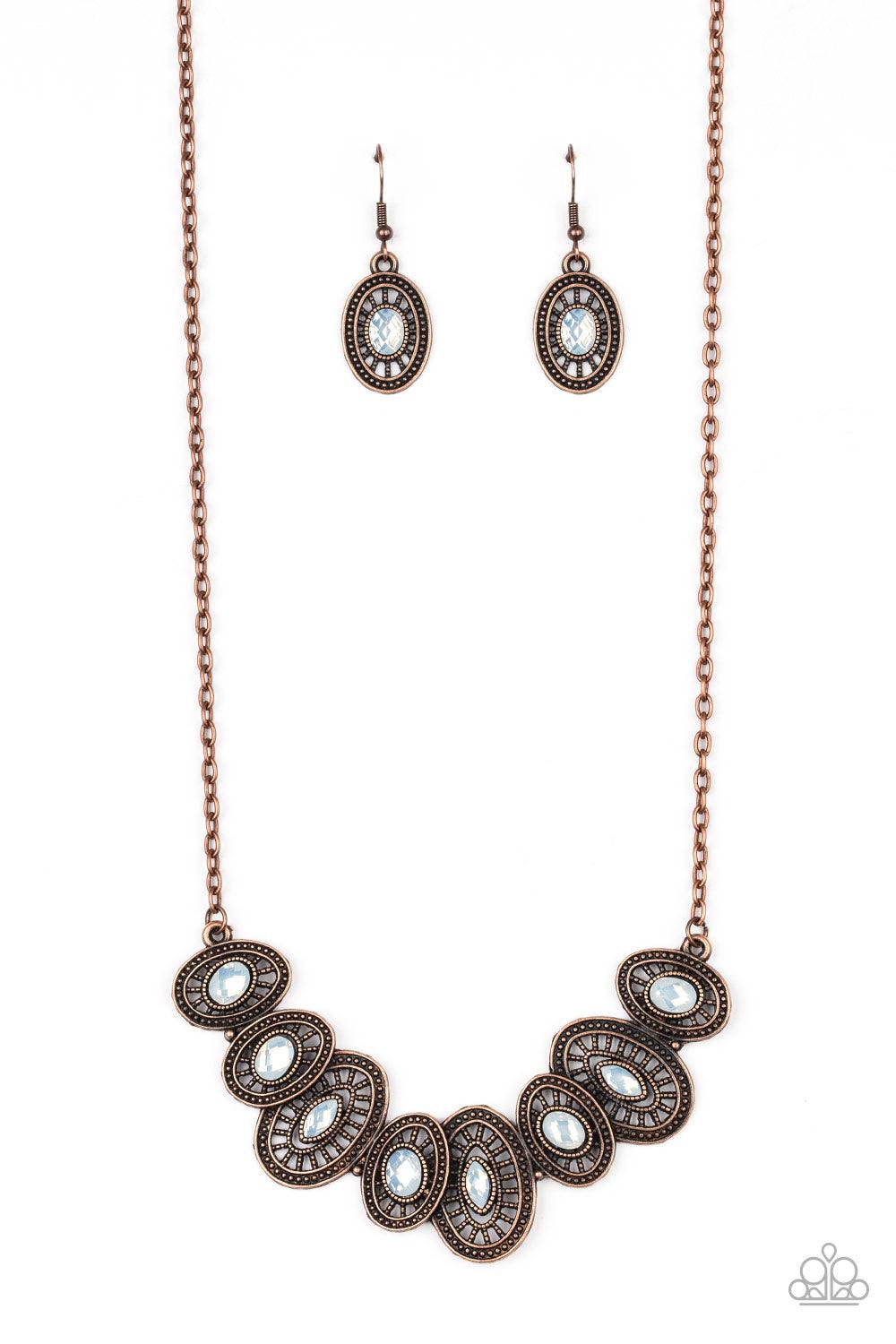 Paparazzi Accessories-Trinket Trove - Copper Necklace