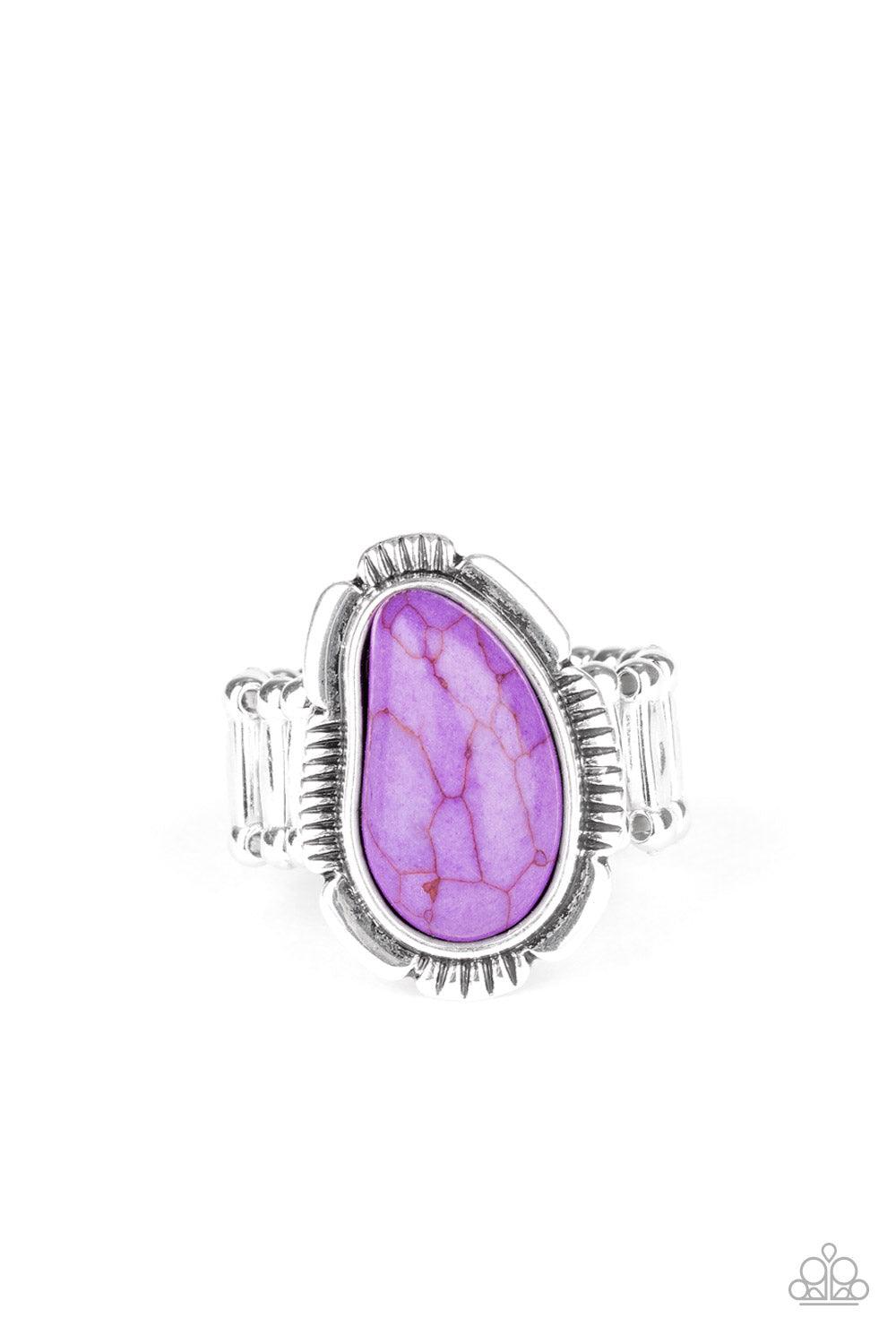 Paparazzi Accessories-Mineral Mood - Purple Ring