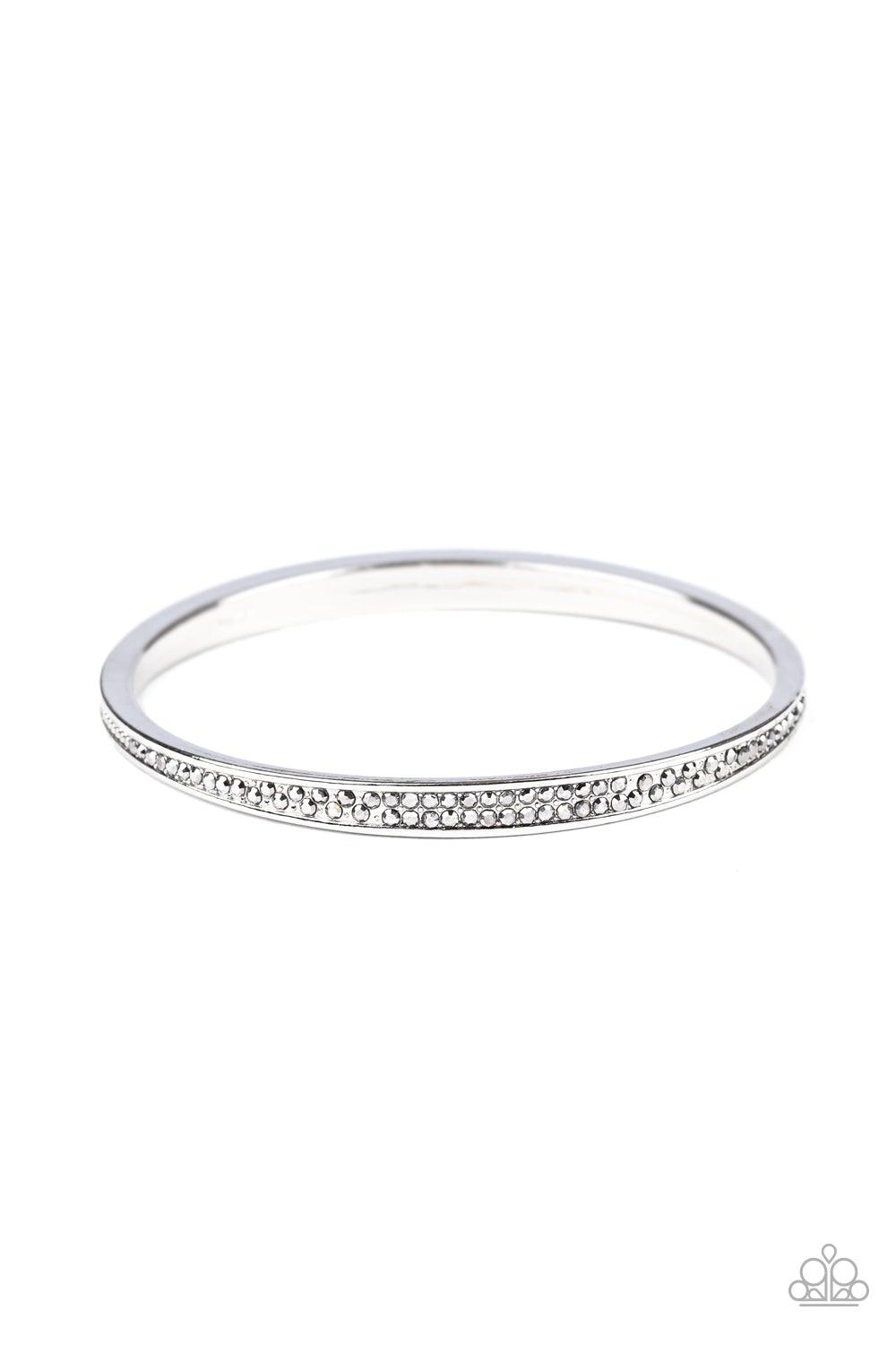Paparazzi Accessories-Power Move - Silver Bracelet