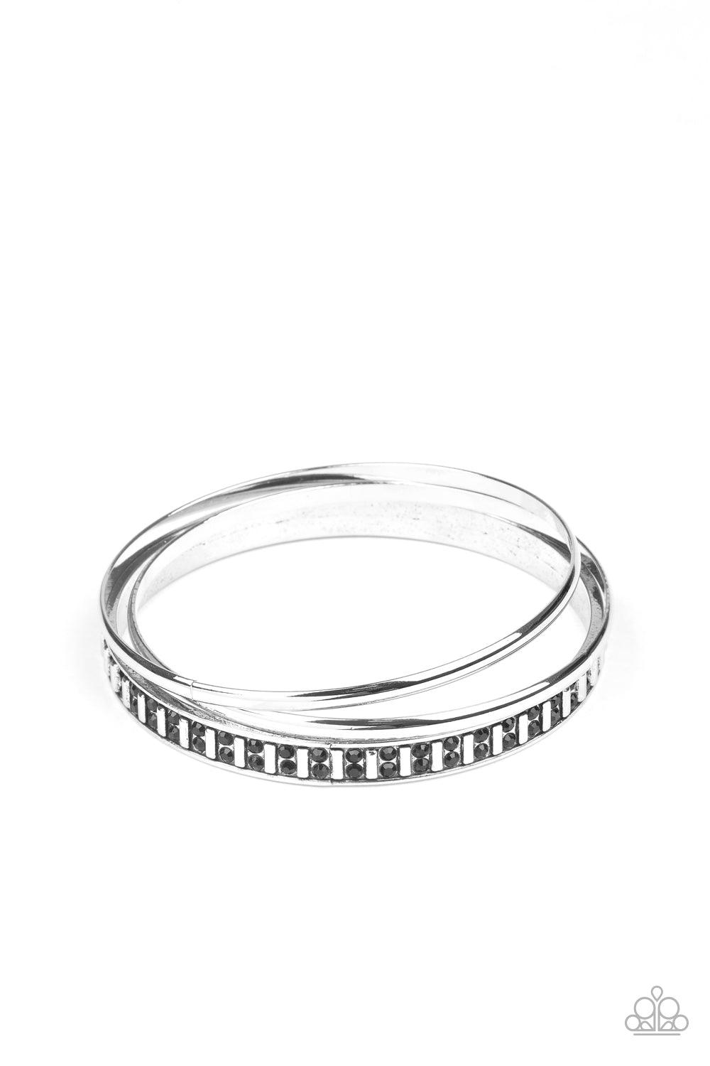 Paparazzi Accessories-Flawless Flaunter - Black Bracelets