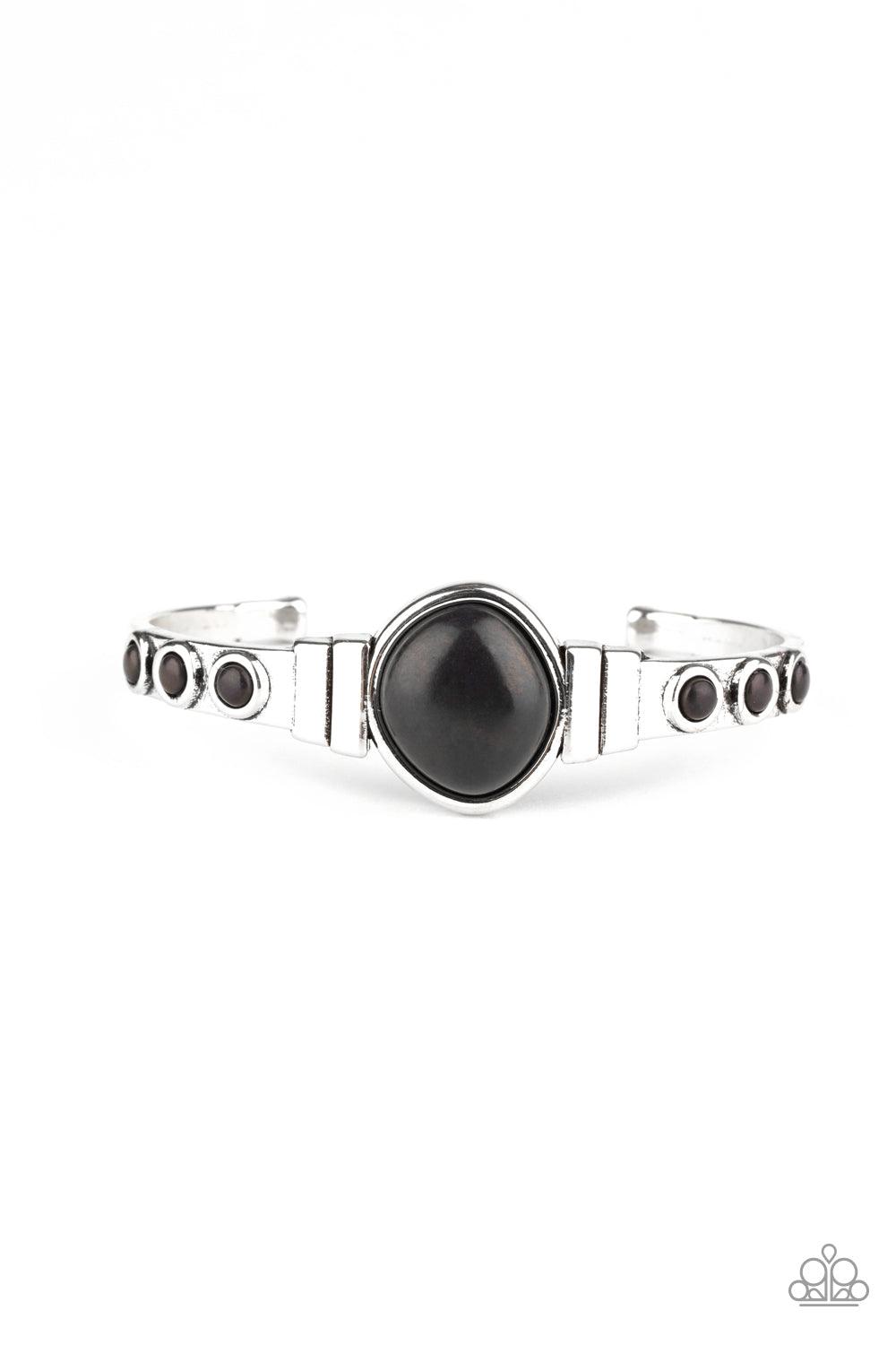 Paparazzi Accessories-Spirit Guide - Black Bracelet