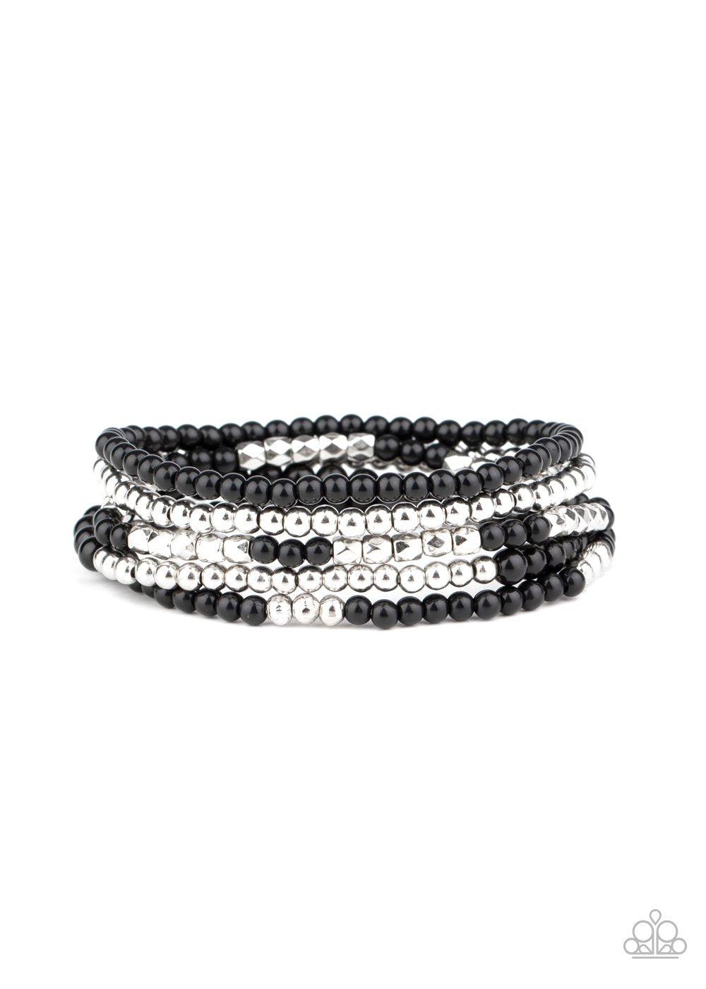 Stacked Showcase Black Bracelets - Jewelry by Bretta