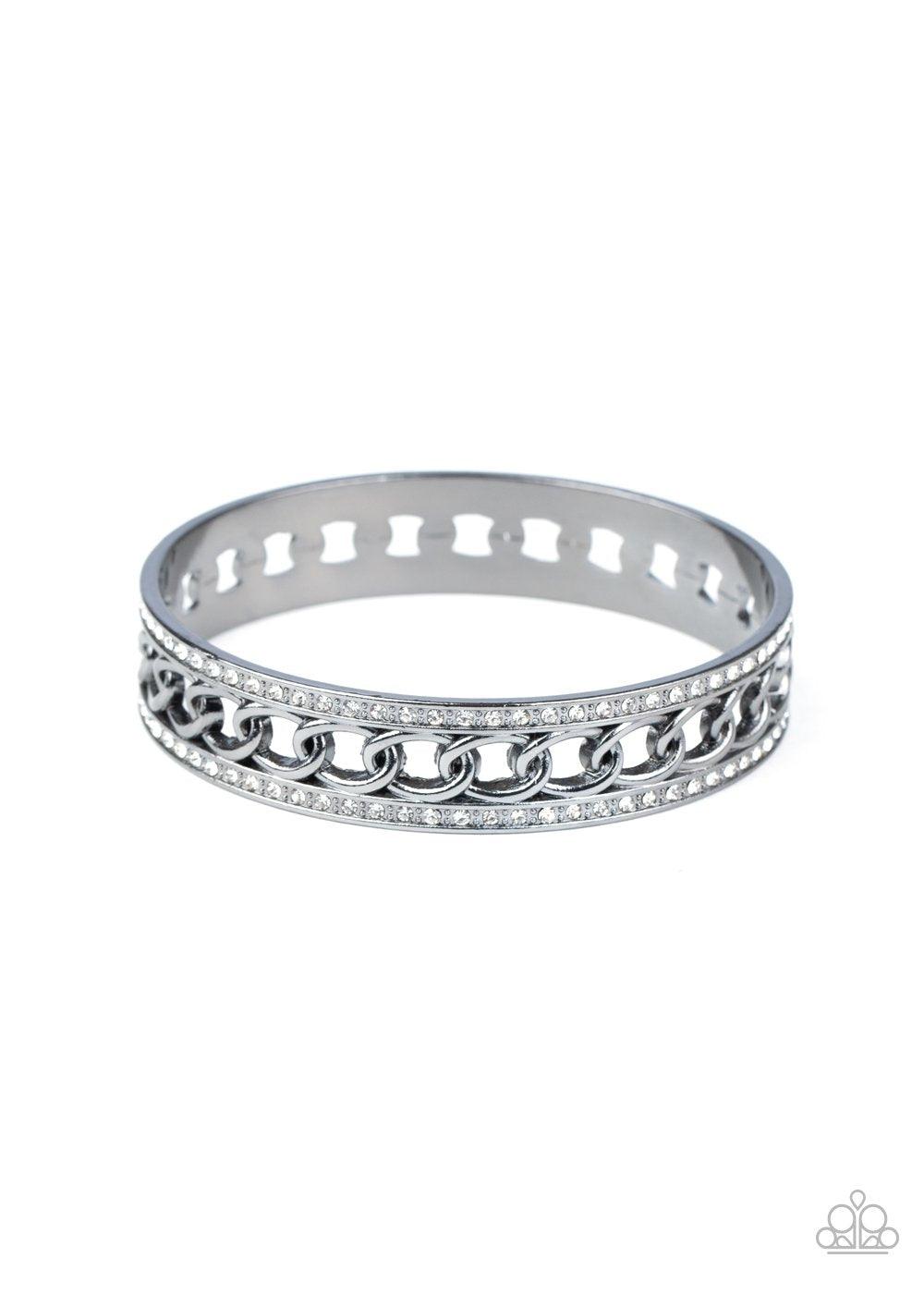 Paparazzi Accessories-Couture Court - Black Bracelet