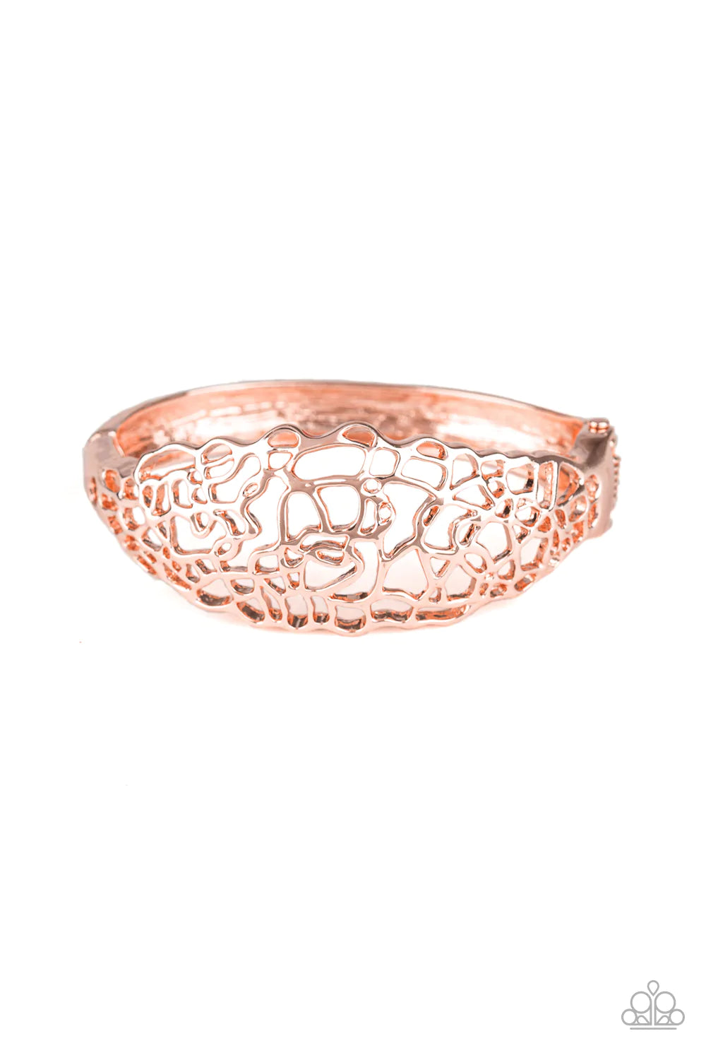 Airy Asymmetry Rose Gold Bracelet - Jewelry by Bretta