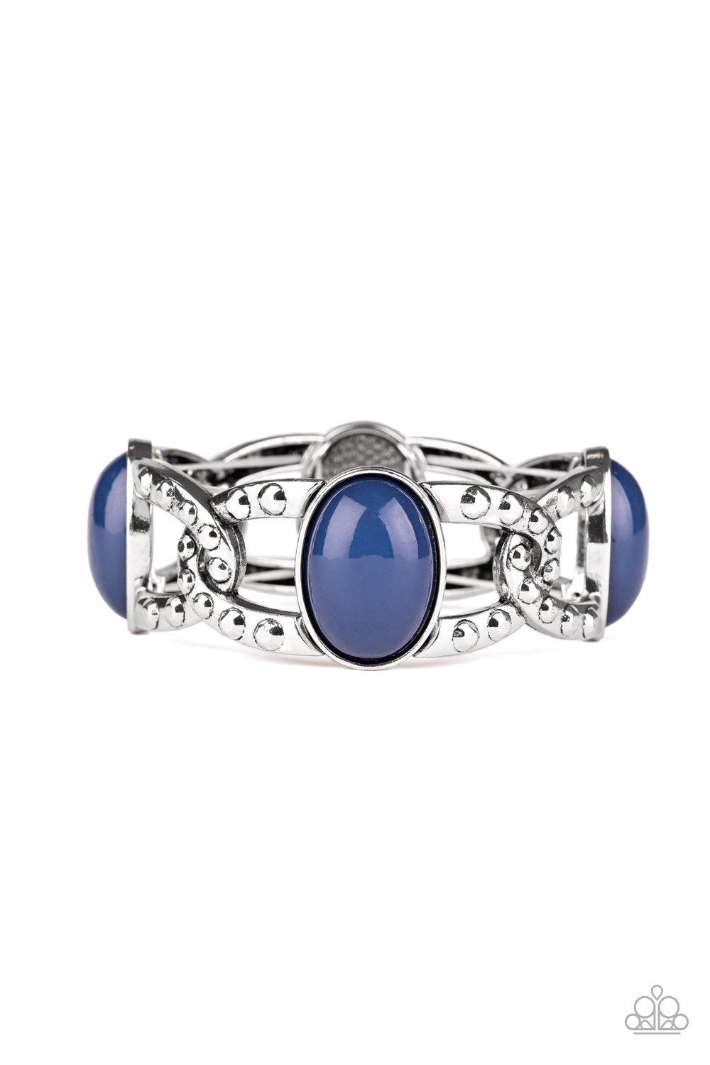 Paparazzi Accessories-Dreamy Gleam - Blue Bracelet