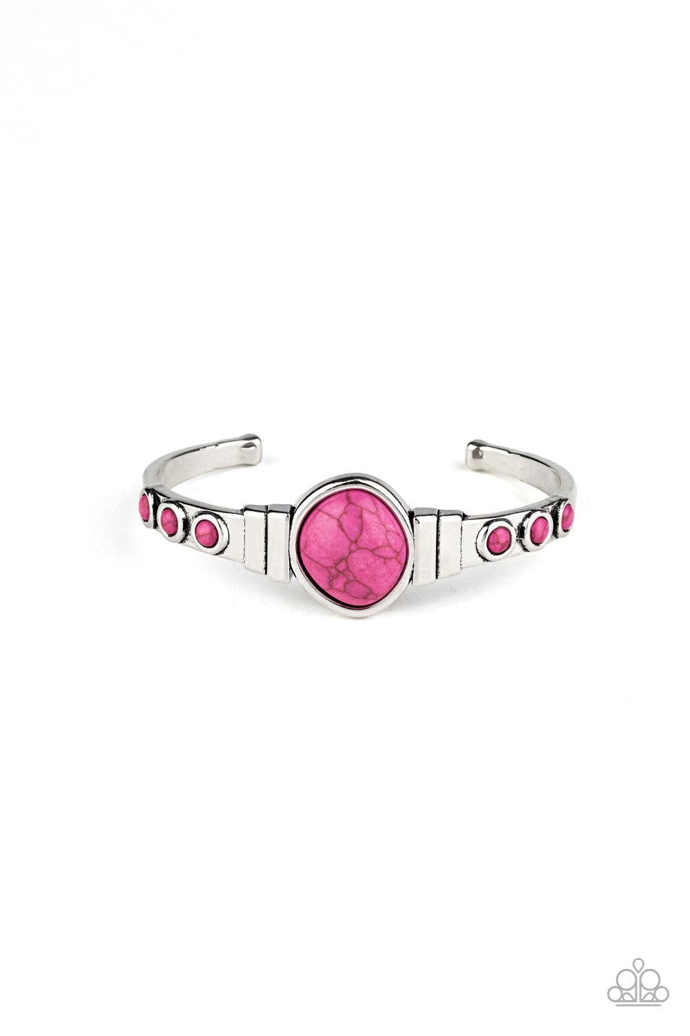 Paparazzi Accessories-Spirit Guide - Pink Bracelet