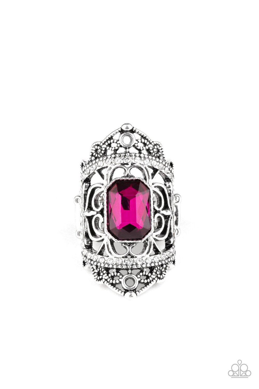 Paparazzi Accessories-Undefinable Dazzle - Pink Ring