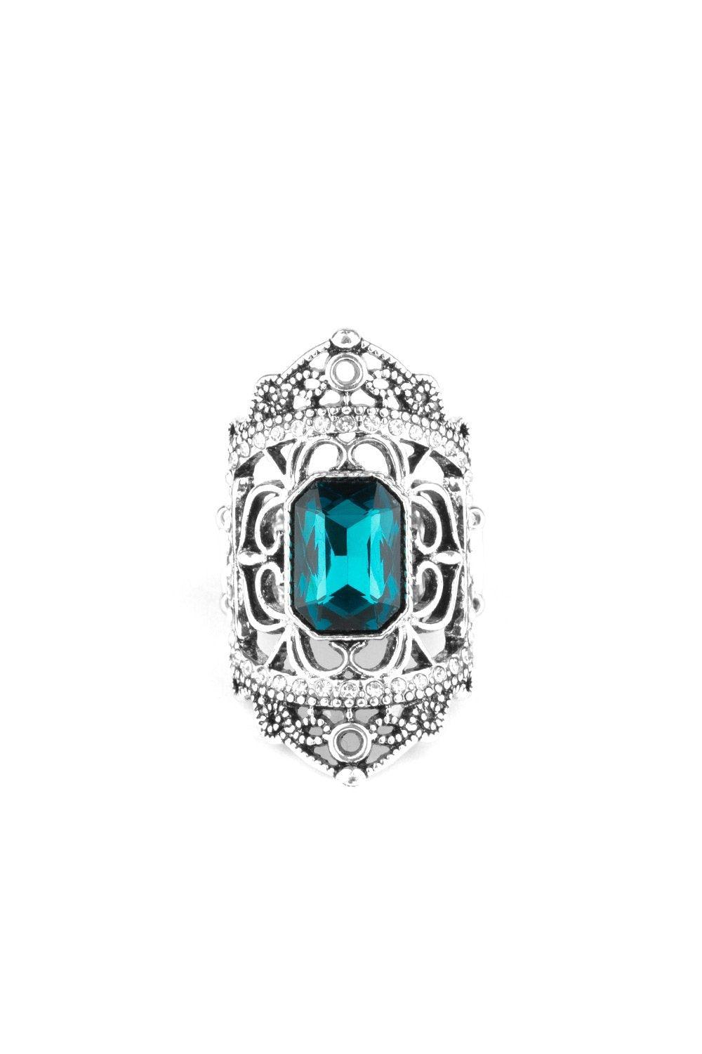 Paparazzi Accessories-Undefinable Dazzle - Blue Ring