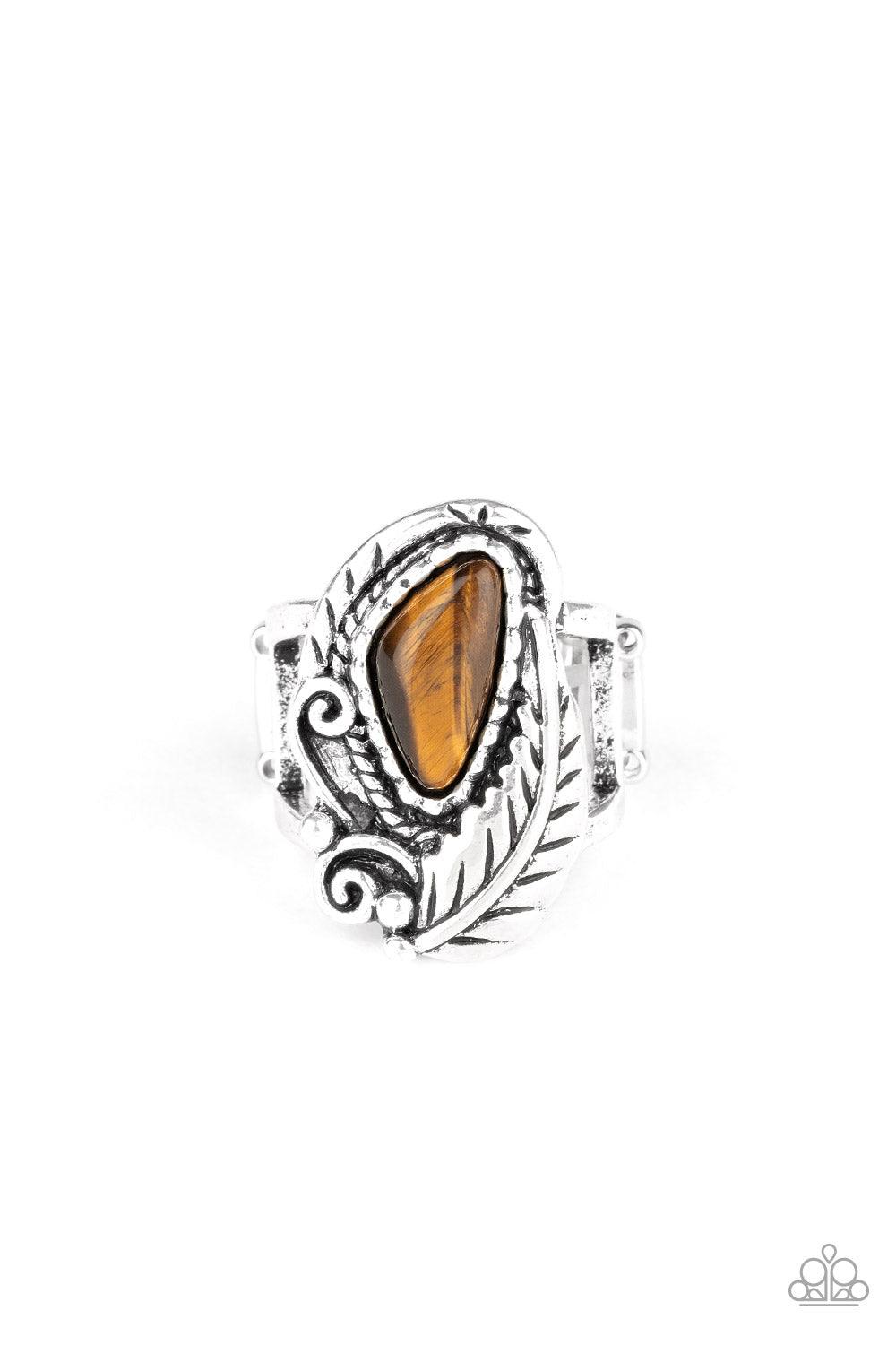 Paparazzi Accessories-Palm Princess - Brown Ring
