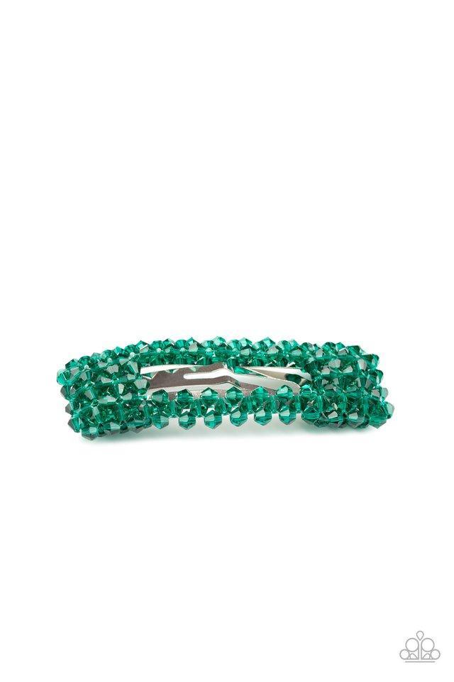 No Filter Green Hair Clip - Jewelry by Bretta