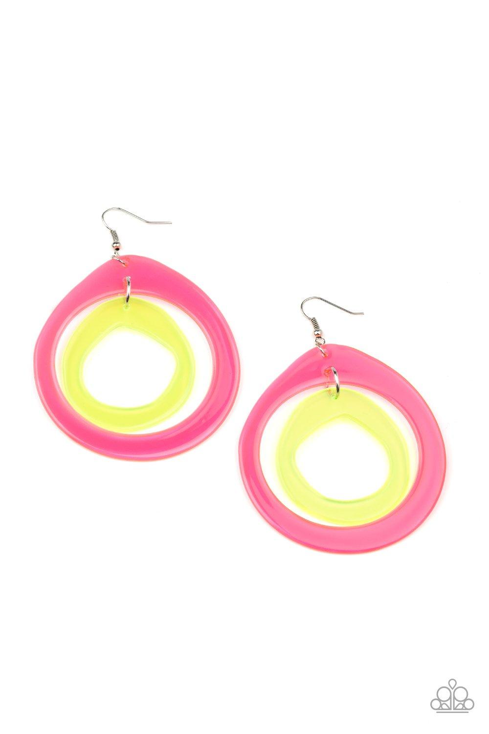 Paparazzi Accessories-Show Your True NEONS - Multi Earrings