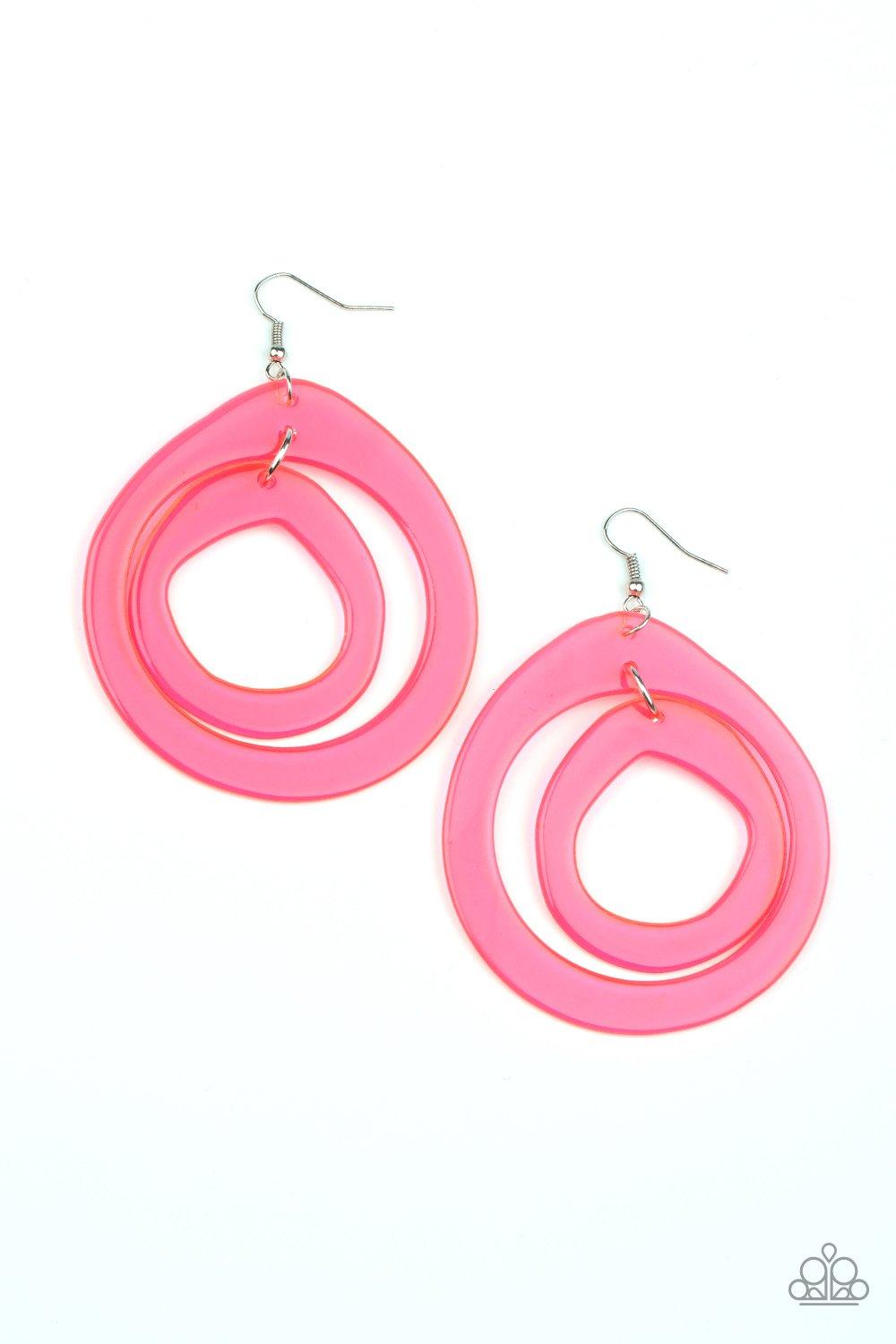 Show Your True NEONS Pink Earrings - Jewelry by Bretta