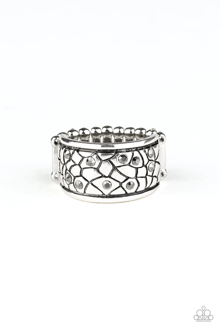 Pick Up The Pieces Silver Ring - Jewelry by Bretta