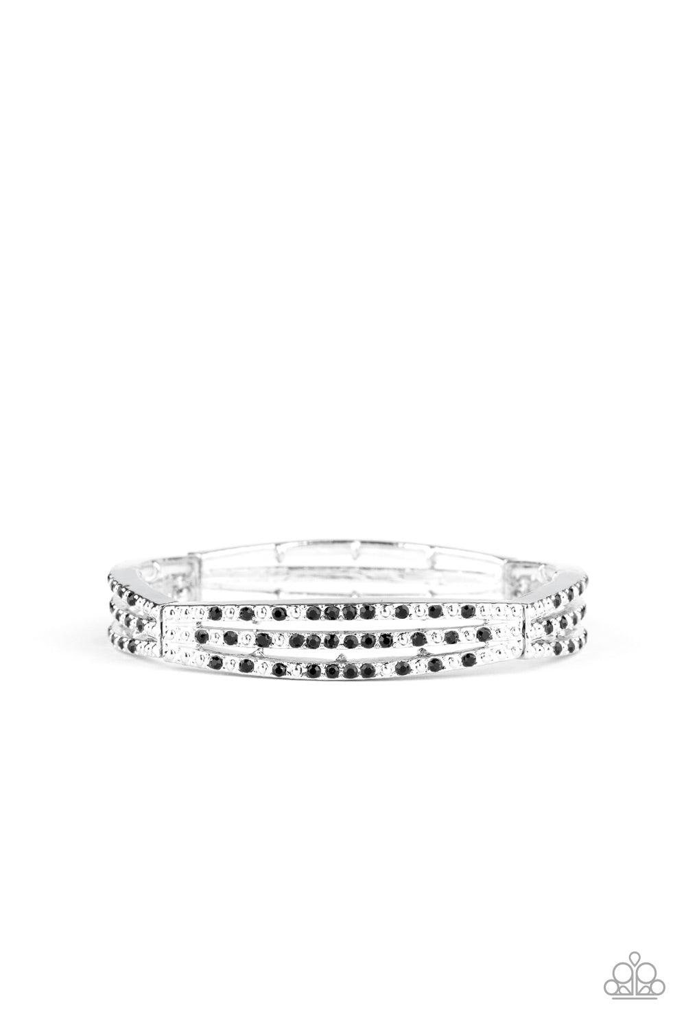 Paparazzi Accessories-Suburban Scene - Black Bracelet