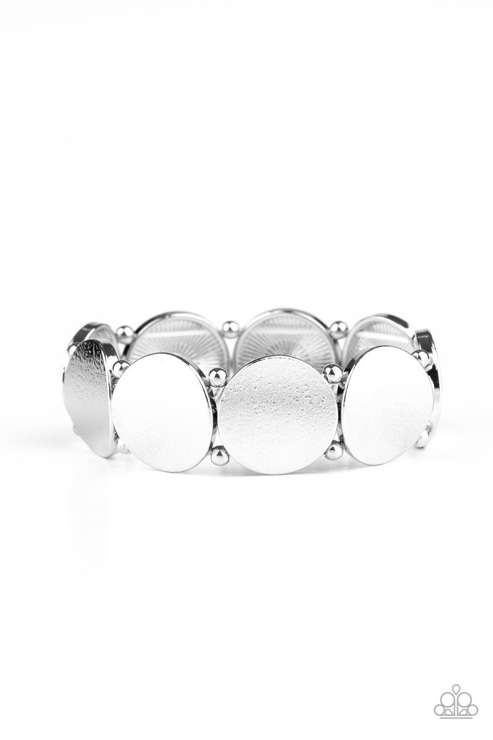 Paparazzi Accessories-Metallic Spotlight - Silver Bracelet