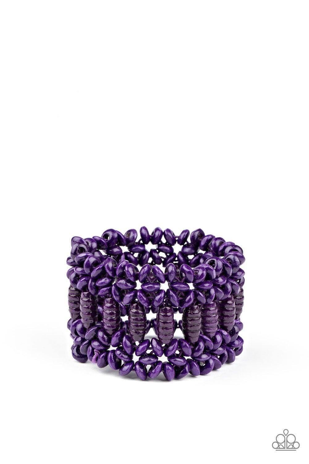 Paparazzi Accessories-Fiji Flavor - Purple Bracelet