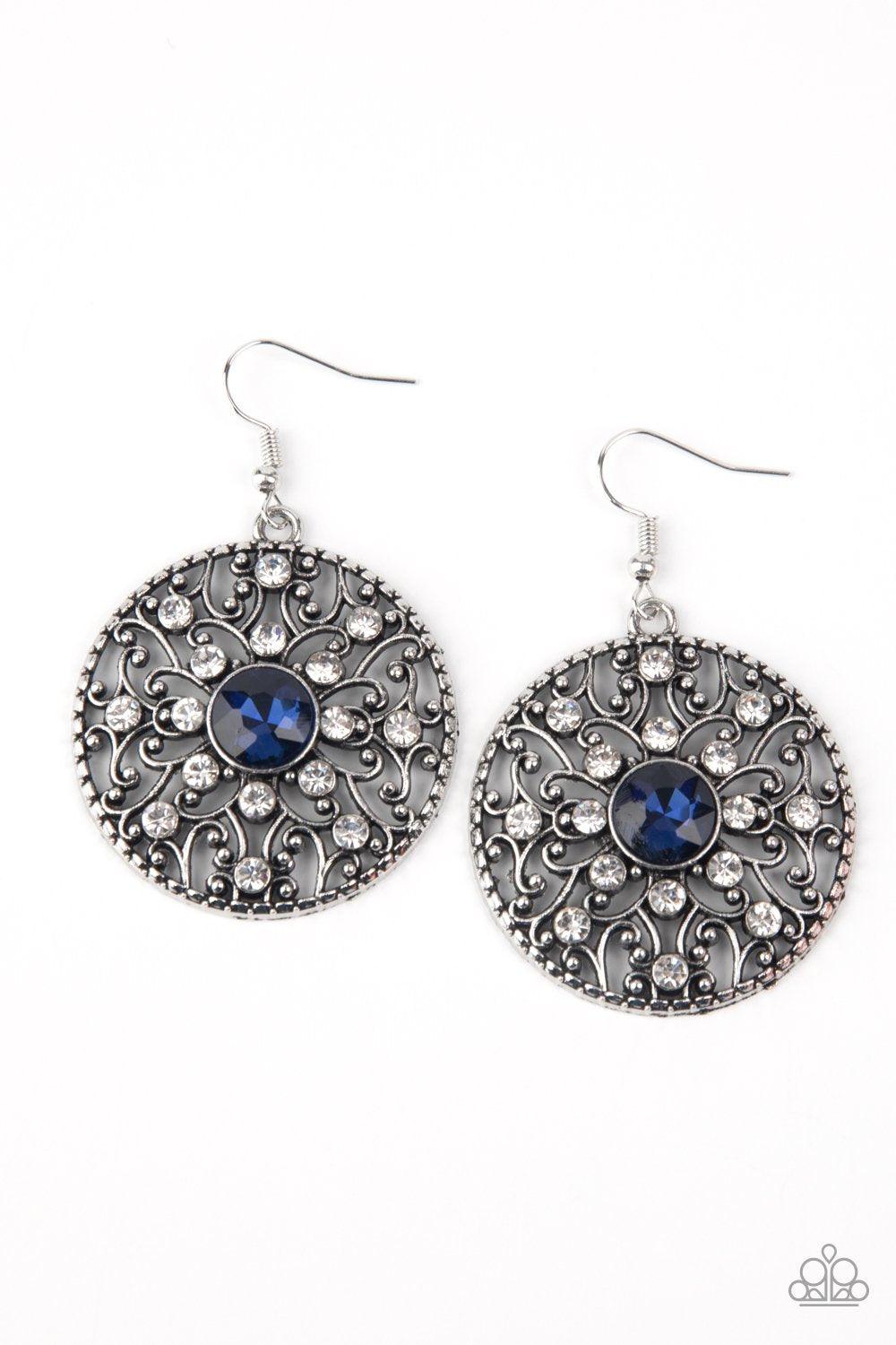 Paparazzi Accessories-GLOW Your True Colors - Blue Earrings