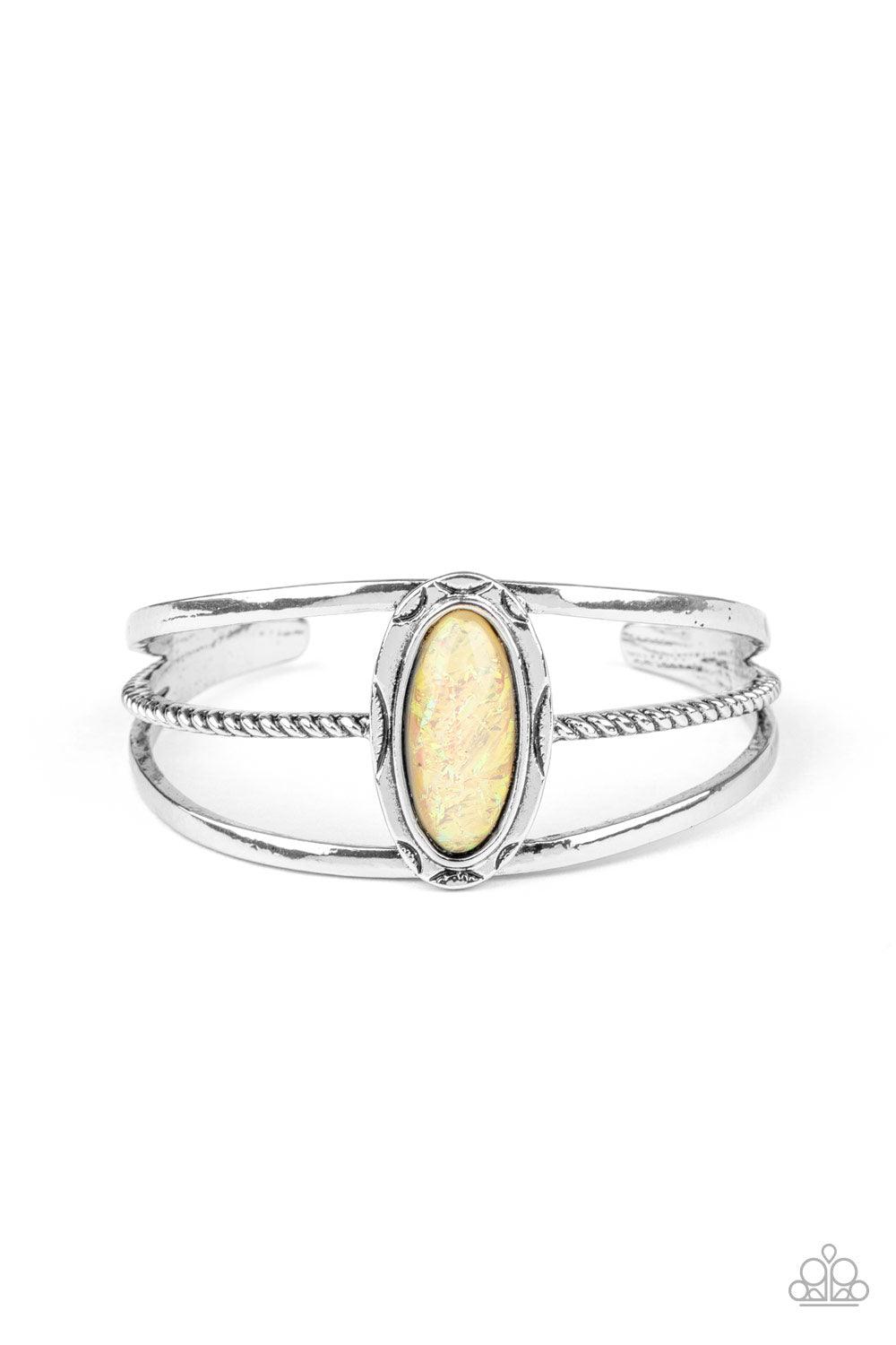 silver and Marigold beads