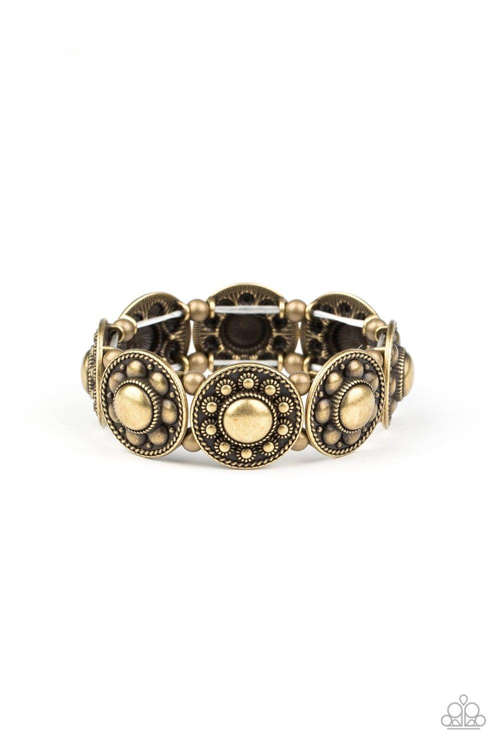 Paparazzi Accessories-Rural Fields - Brass Bracelet