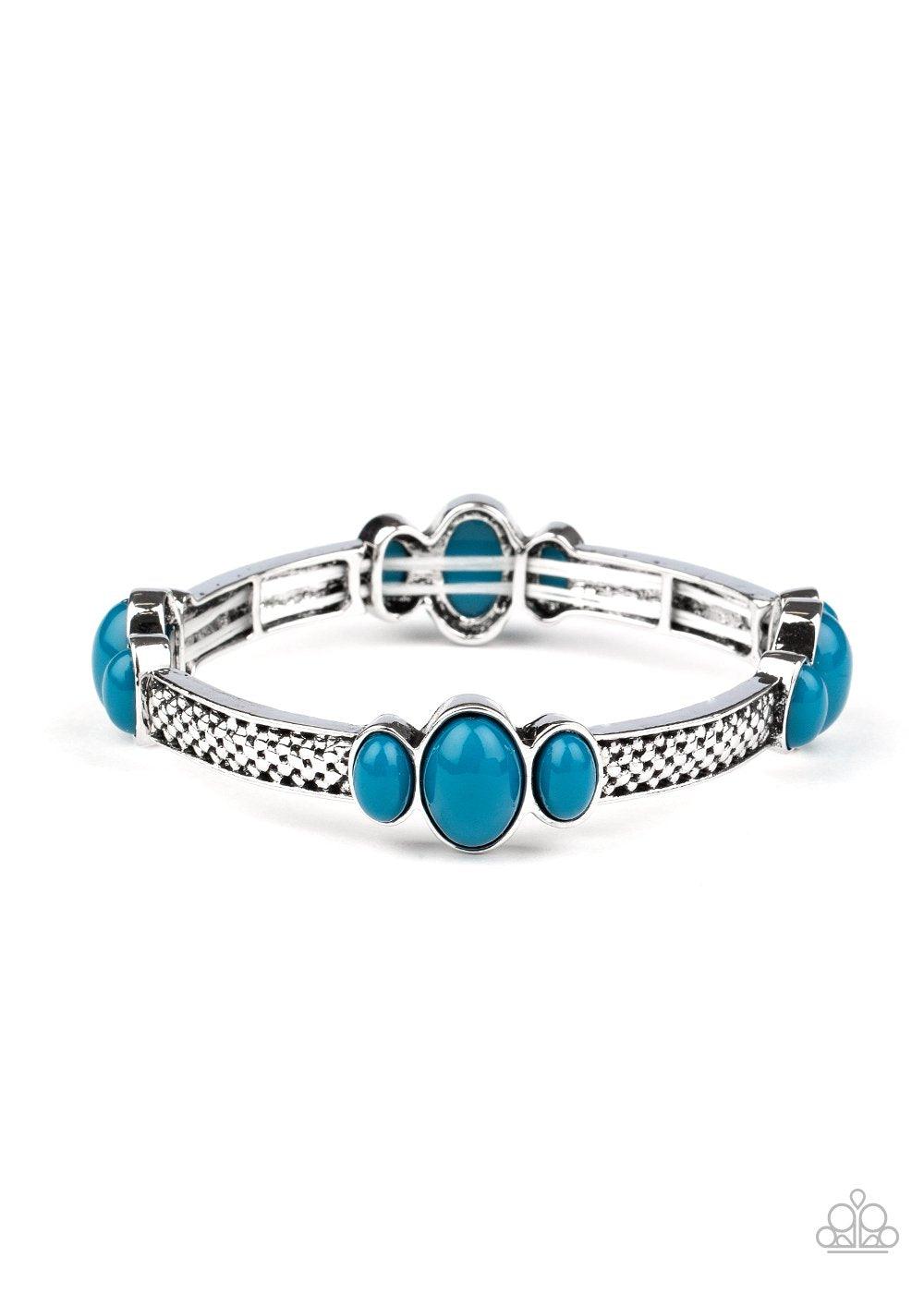 Paparazzi Accessories-Instant Zen - Blue Bracelet