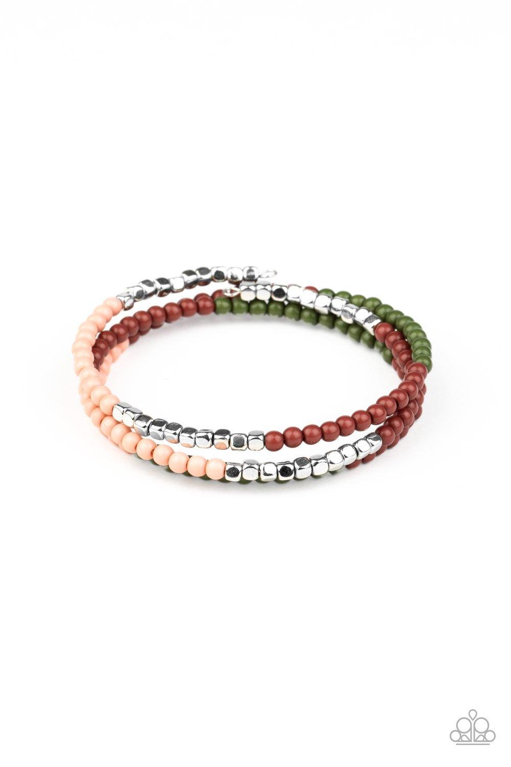Paparazzi Accessories-Spiral Dive - Multi Bracelet