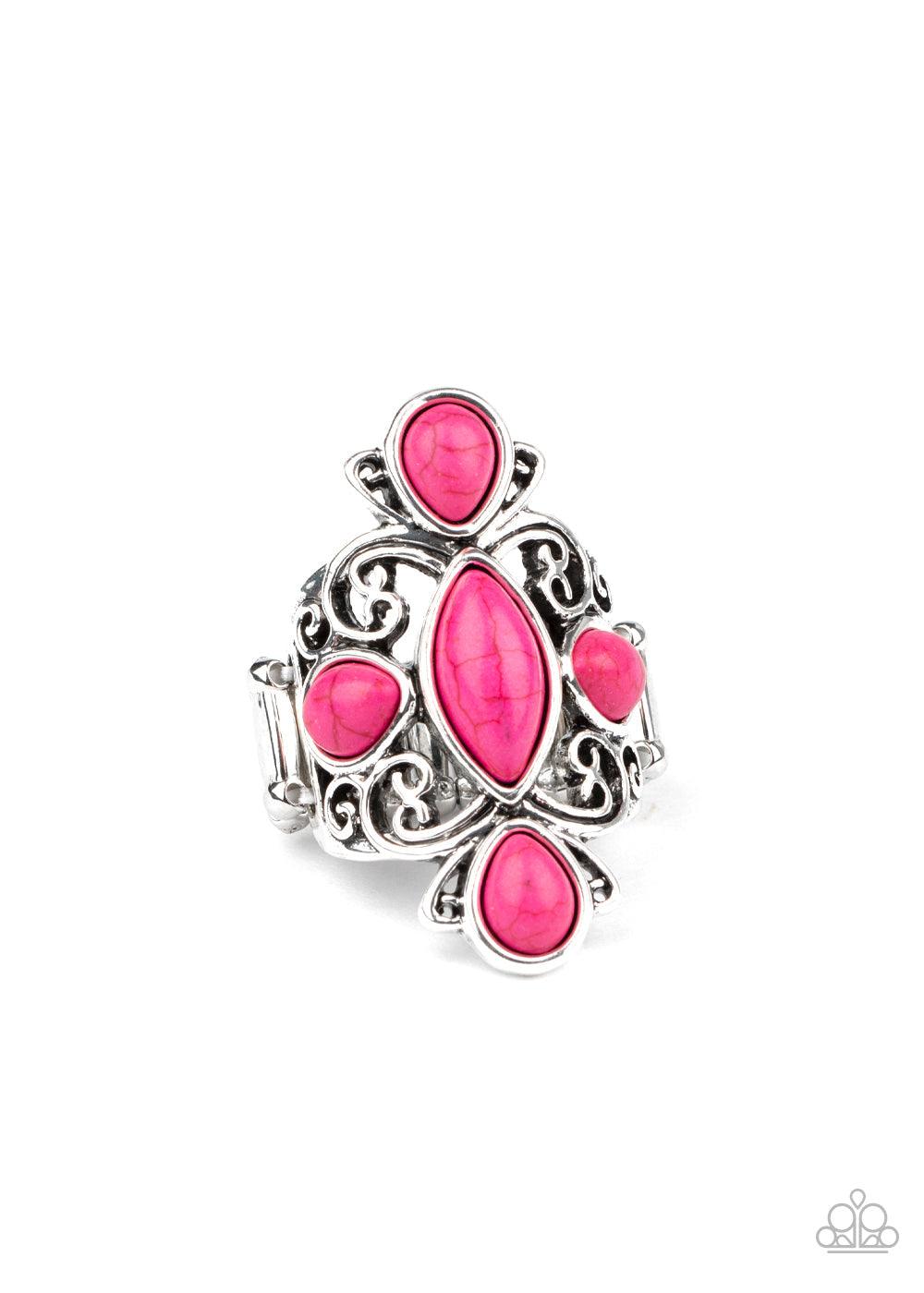Paparazzi Accessories-Sahara Sweetheart - Pink Ring