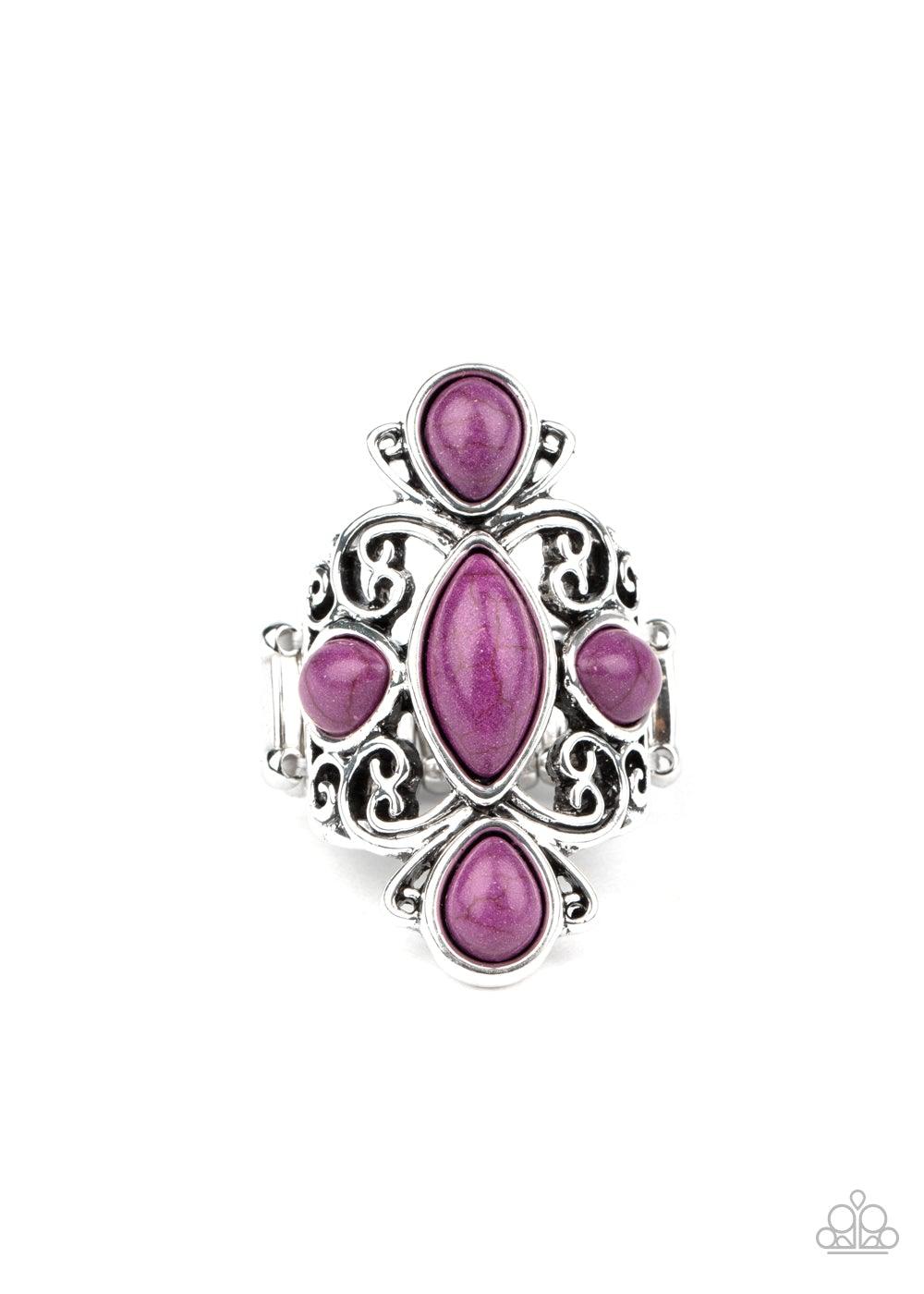 Paparazzi Accessories-Sahara Sweetheart - Purple Ring