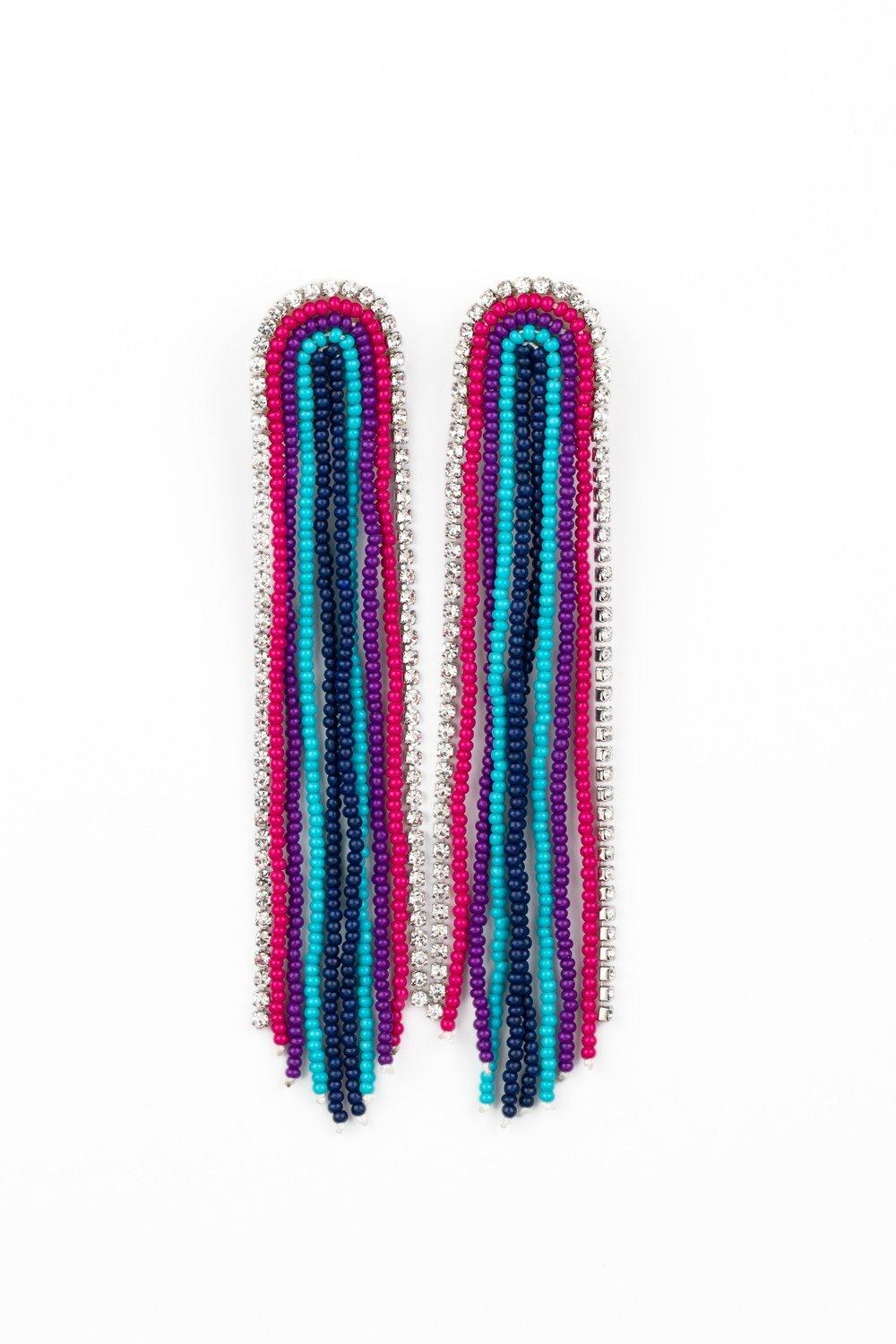 Paparazzi Accessories-Let There BEAD Light - Multi Earrings