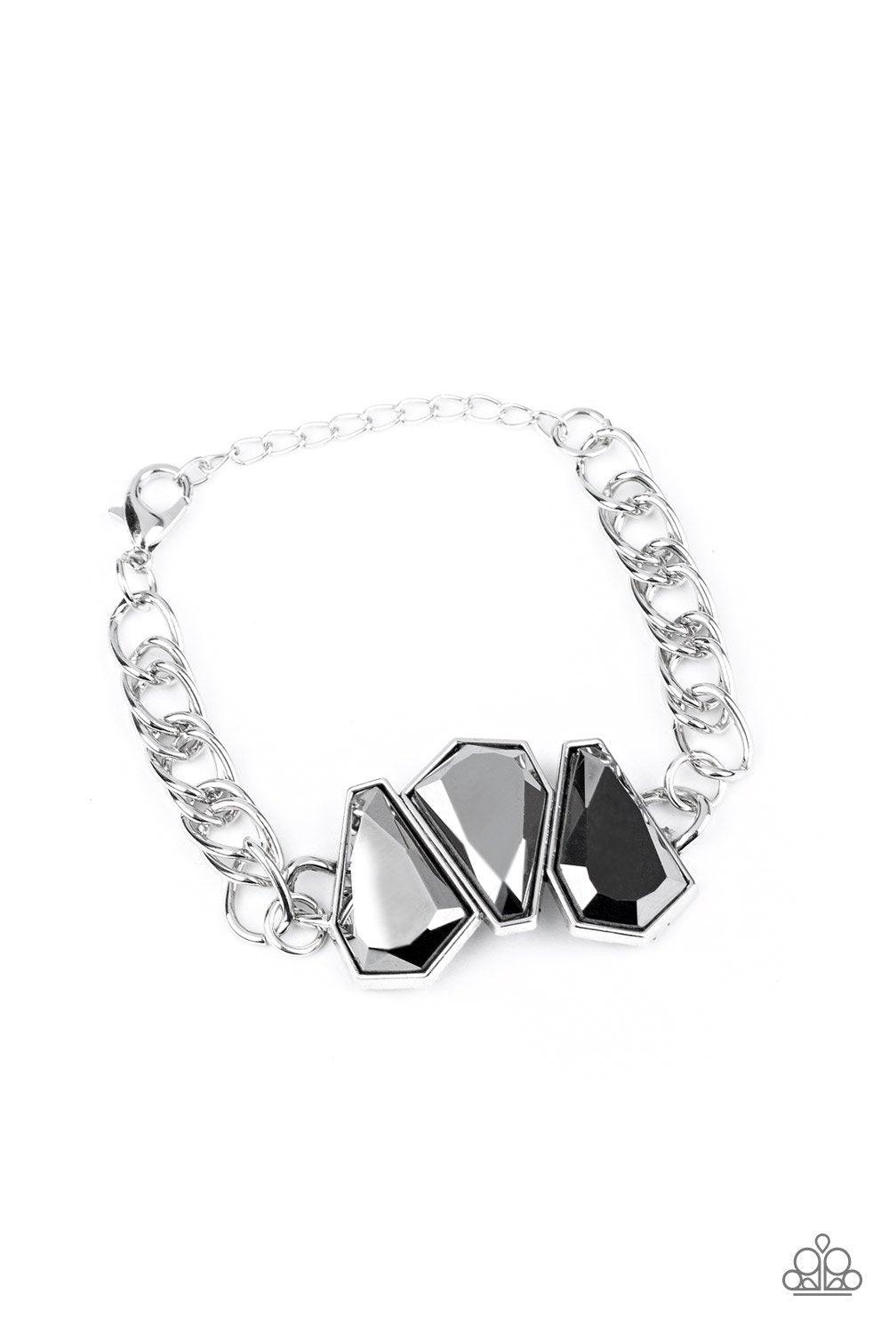 Paparazzi Accessories-Raw Radiance - Silver Bracelet
