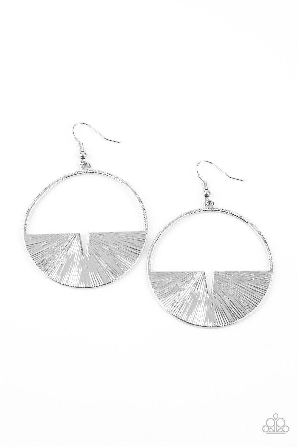 Paparazzi Accessories-Reimagined Refinement - Silver Earrings