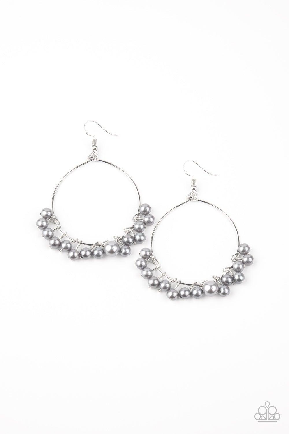 Paparazzi Accessories-Things Are Looking UPSCALE - Silver Earrings