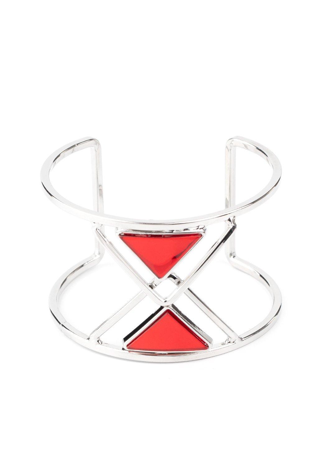 Paparazzi Accessories-Pyramid Palace - Red Bracelet