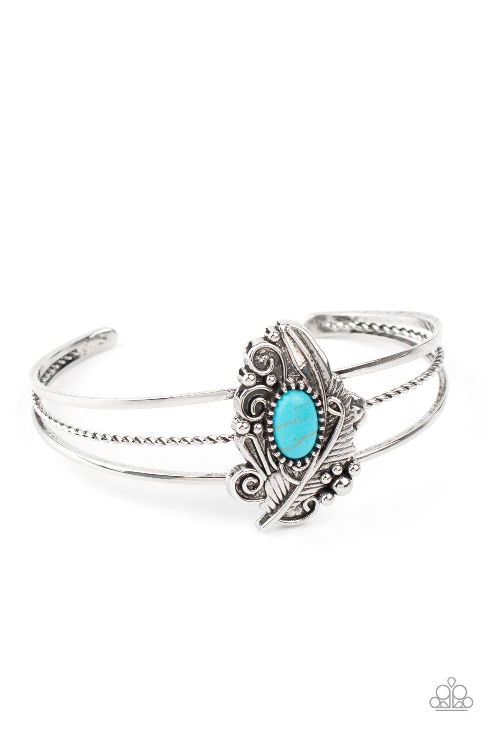 Paparazzi Accessories-Raw Edge - Silver Bracelet