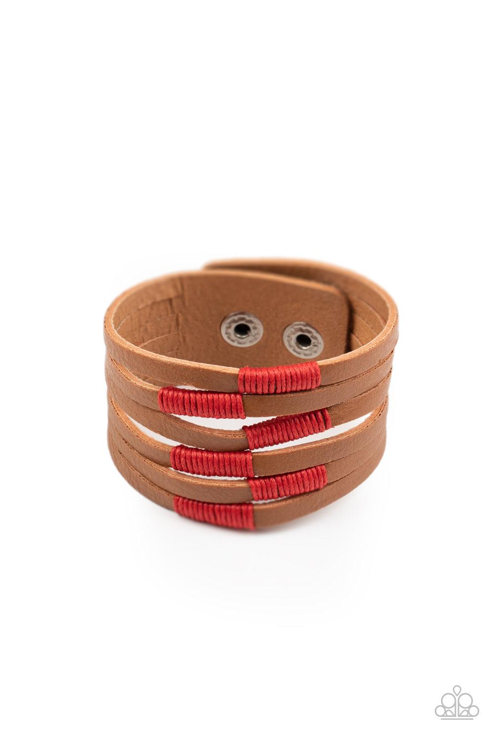 Country Colors Red Bracelet - Jewelry by Bretta