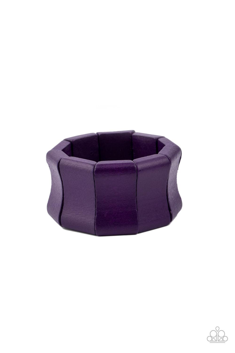 Paparazzi Accessories-Caribbean Couture - Purple Bracelet