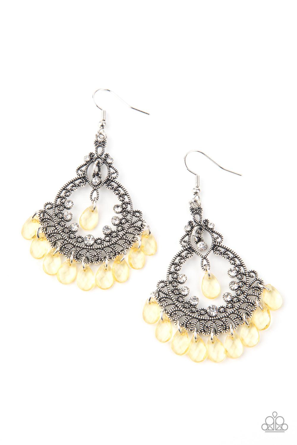 Lyrical Luster Yellow Earrings - Jewelry by bretta