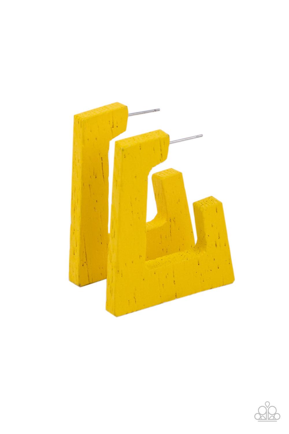 The Girl Next OUTDOOR Yellow Earrings - Jewelry by Bretta