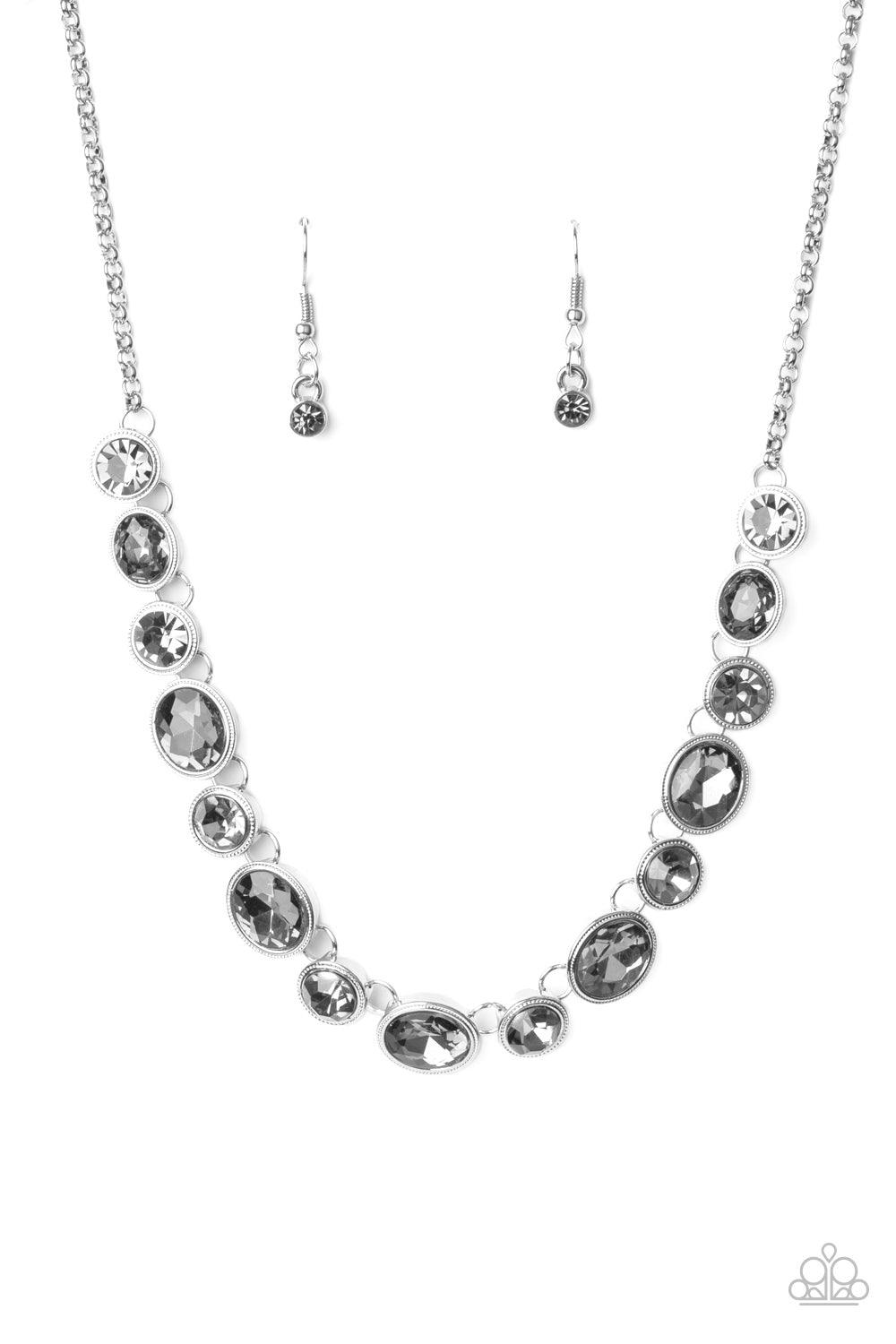 Paparazzi Accessories-Girls Gotta Glow - Silver Necklace